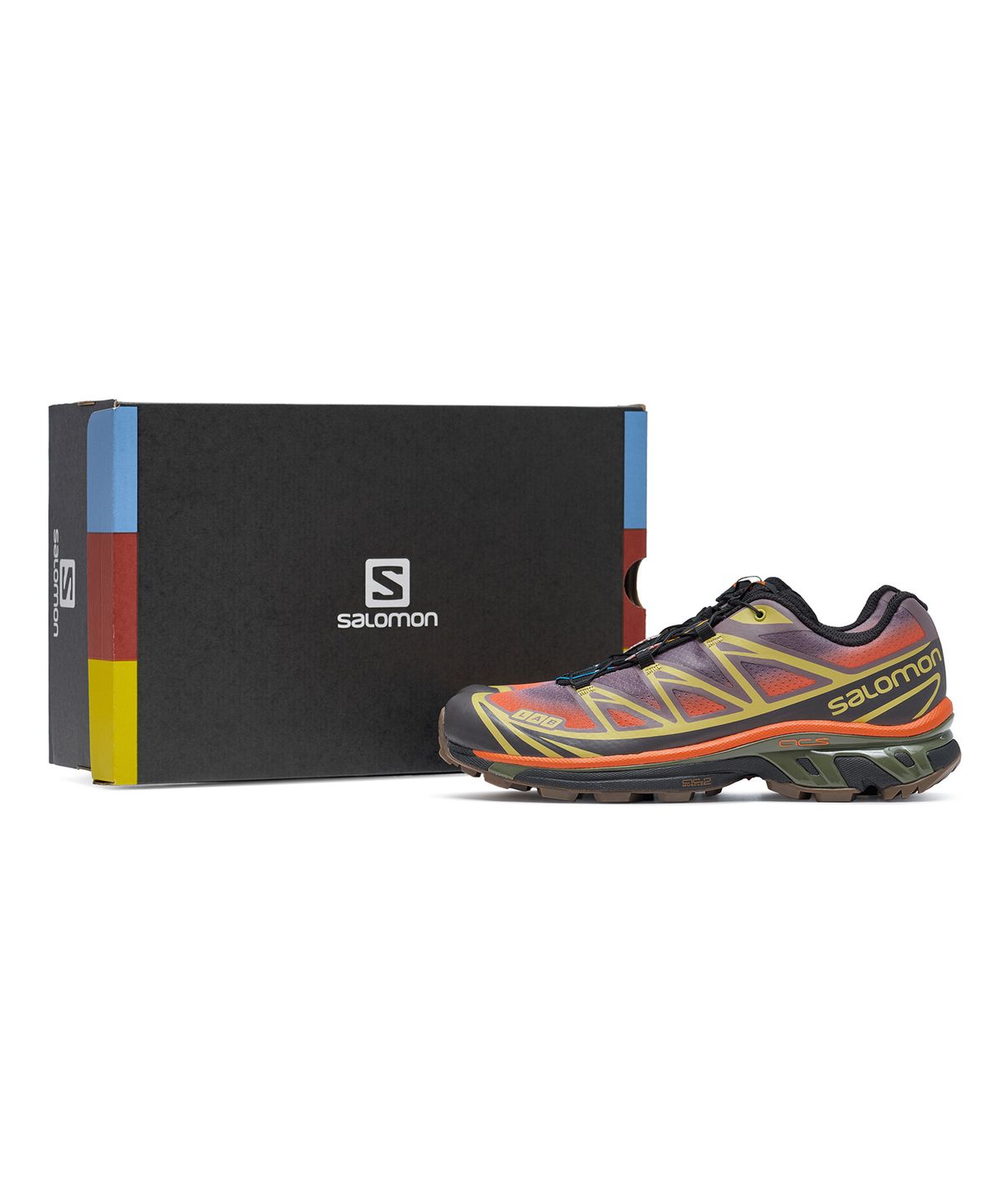 살로몬(SALOMON) XT-6 스카이라인 - 문스케이프:릭 그린:바이브란트 오렌지 / L41629900