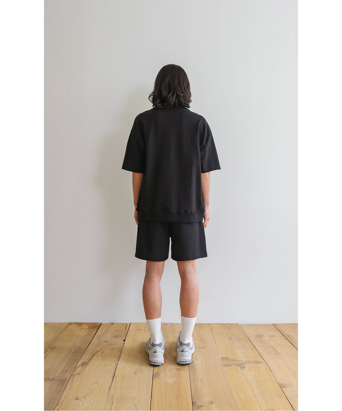 게인스보로(GAINSBORO) 스웨트 쇼츠_블랙