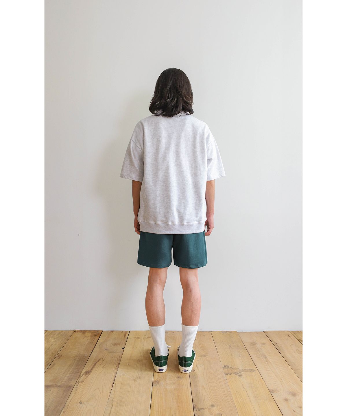 게인스보로(GAINSBORO) 스웨트 쇼츠_그린
