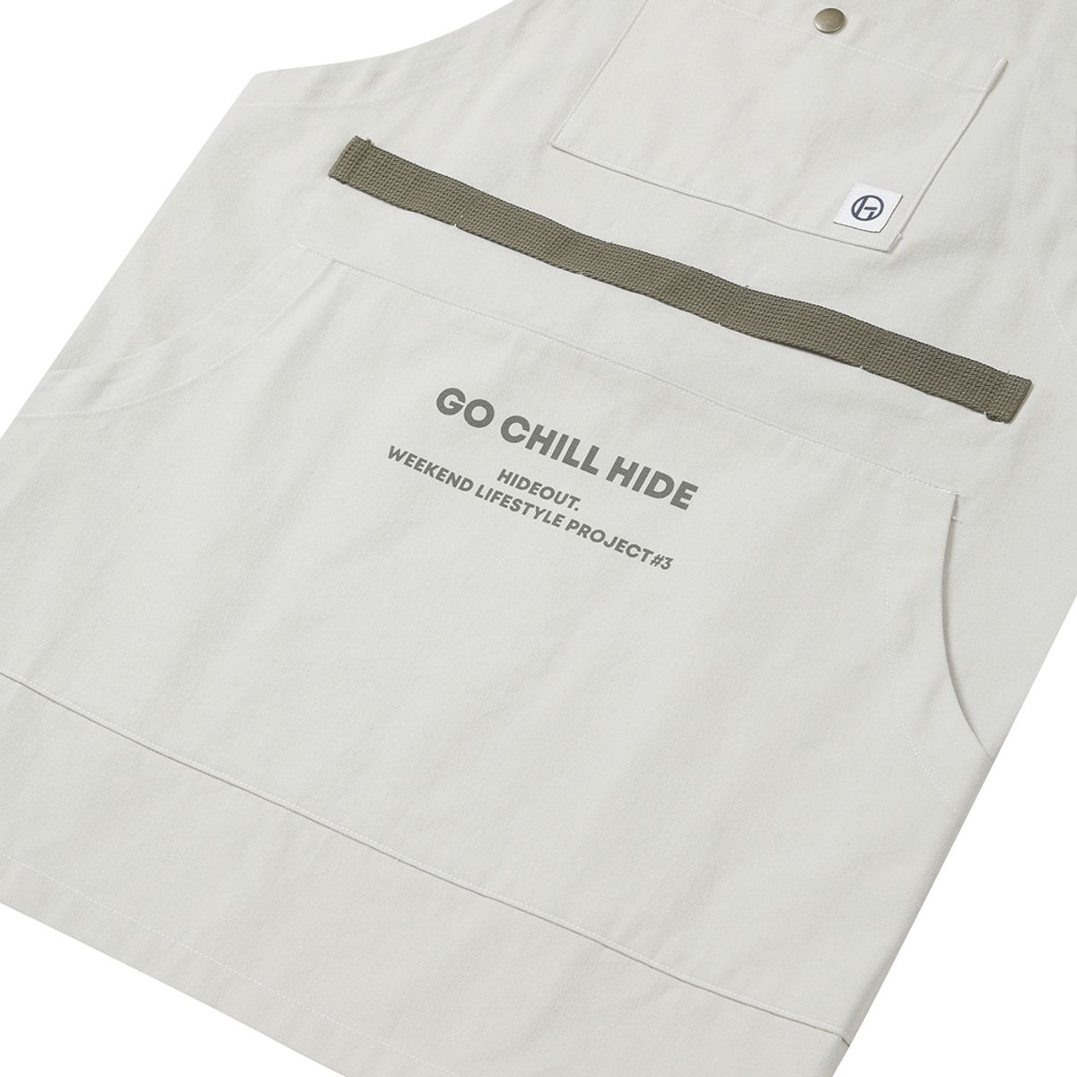 하이드아웃(HIDEOUT) GCH CAMPING APRON (Ivory)