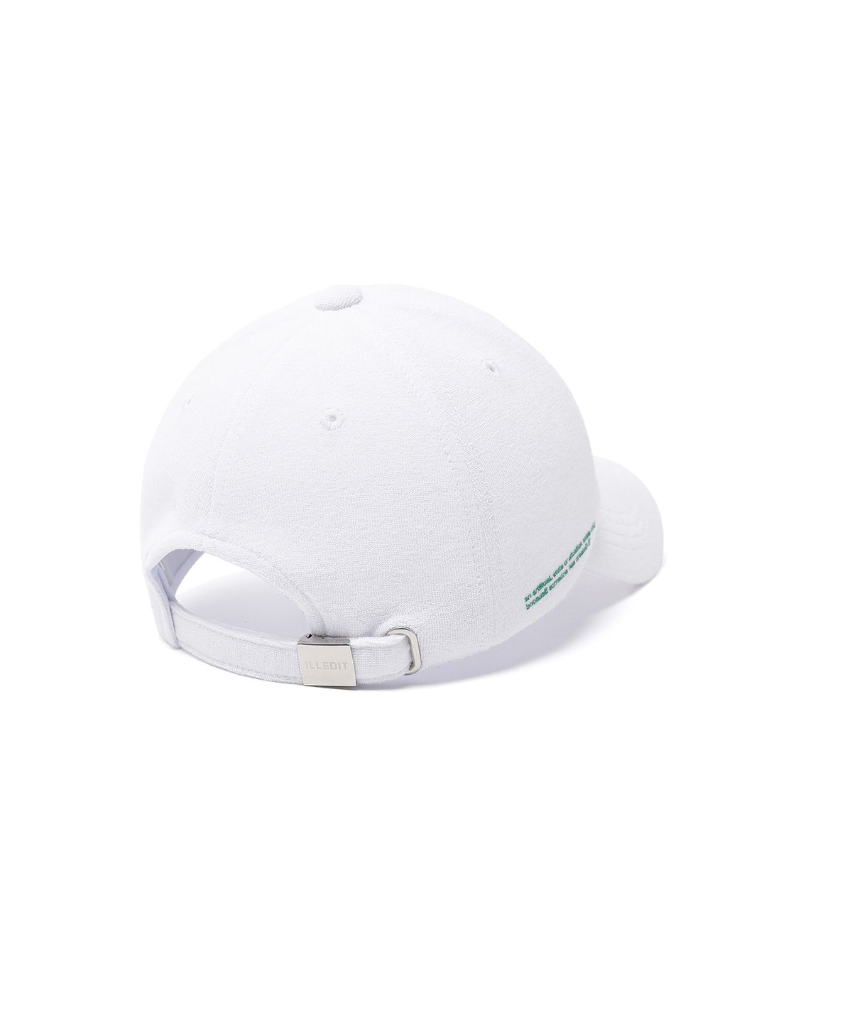 일레딧(ILLEDIT) FLOWER ARTWORK TERRY BALLCAP WHITE