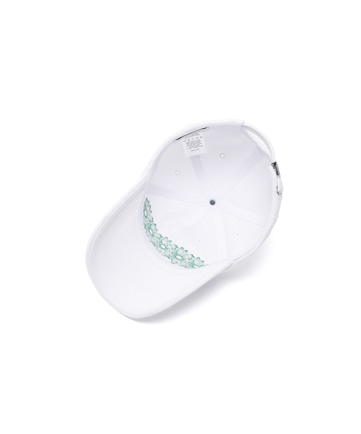 일레딧(ILLEDIT) FLOWER ARTWORK TERRY BALLCAP WHITE