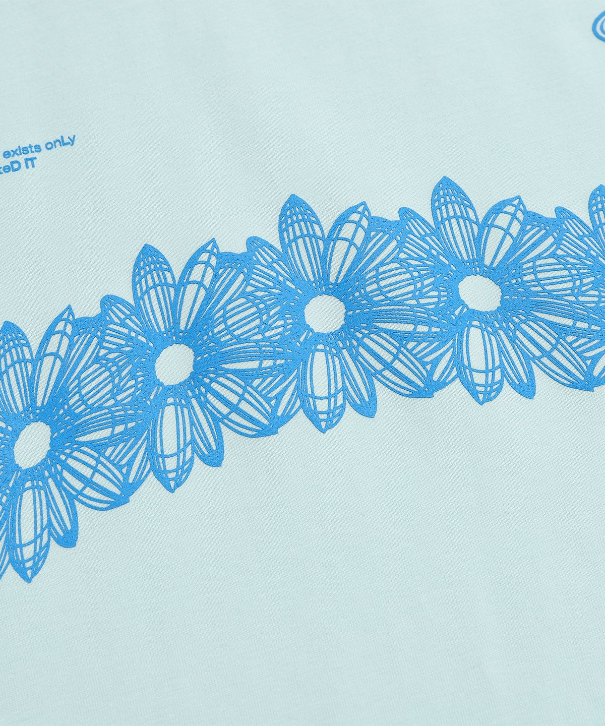 일레딧(ILLEDIT) FLOWER ARTWORK CROP TOP MINT