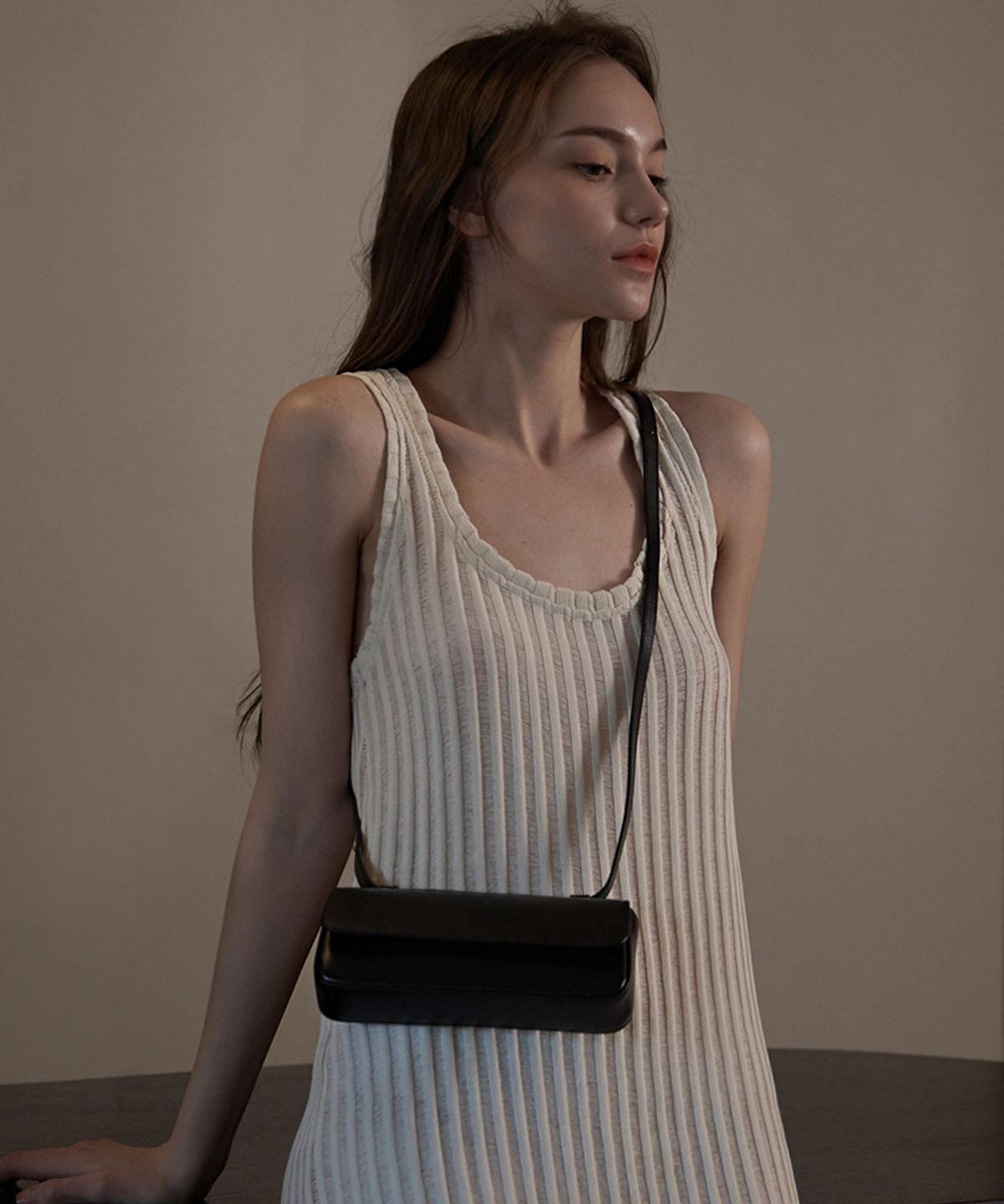 메종246(MAISON246) ROE MINI BAG-CHOCO