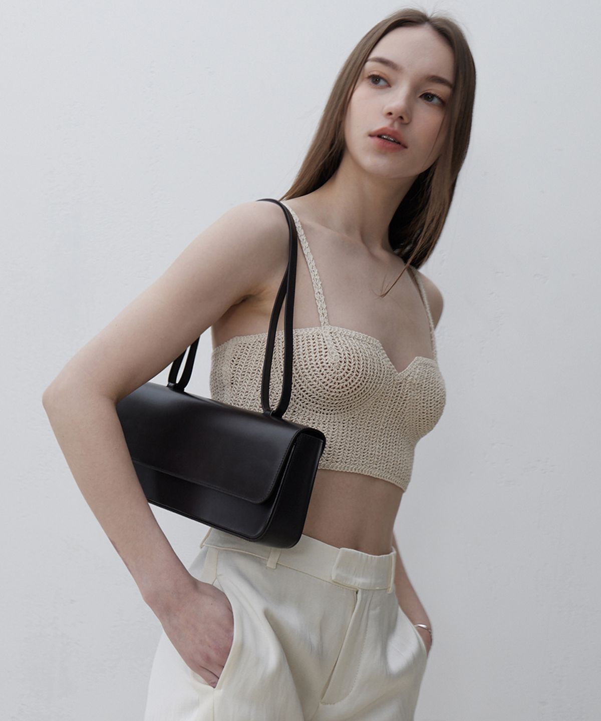 메종246(MAISON246) ROE BAG-CHOCO