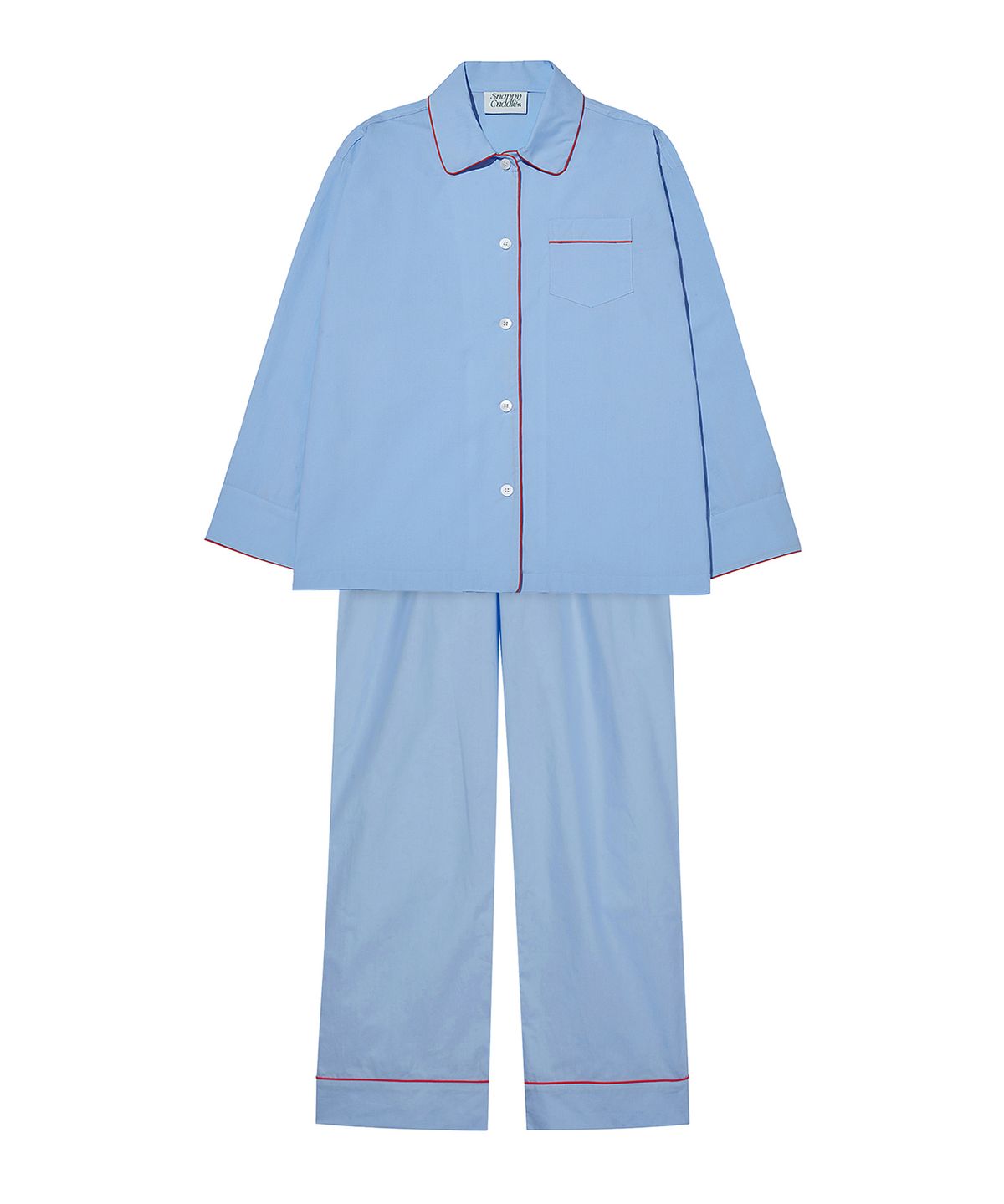 스내피커들(SNAPPY CUDDLE) Nice and Easy Pajama Set (Cerulean Blue)