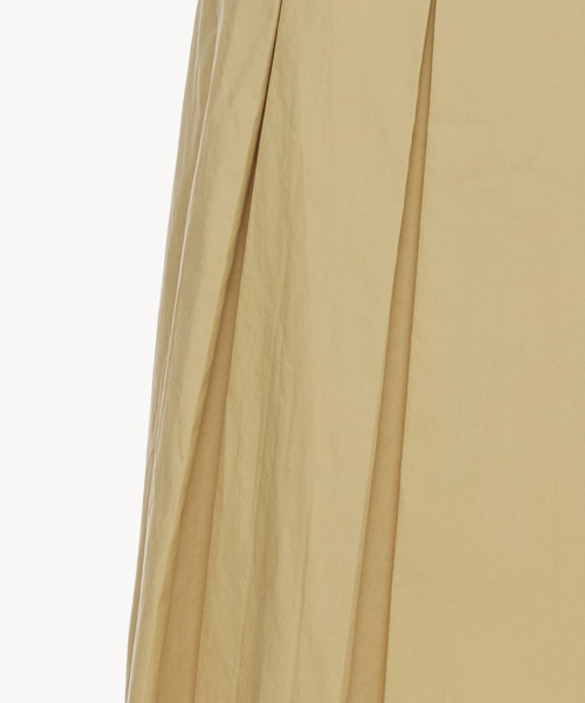 리디피(RIDIFI) COTTON PLEATS SKIRT_BEIGE