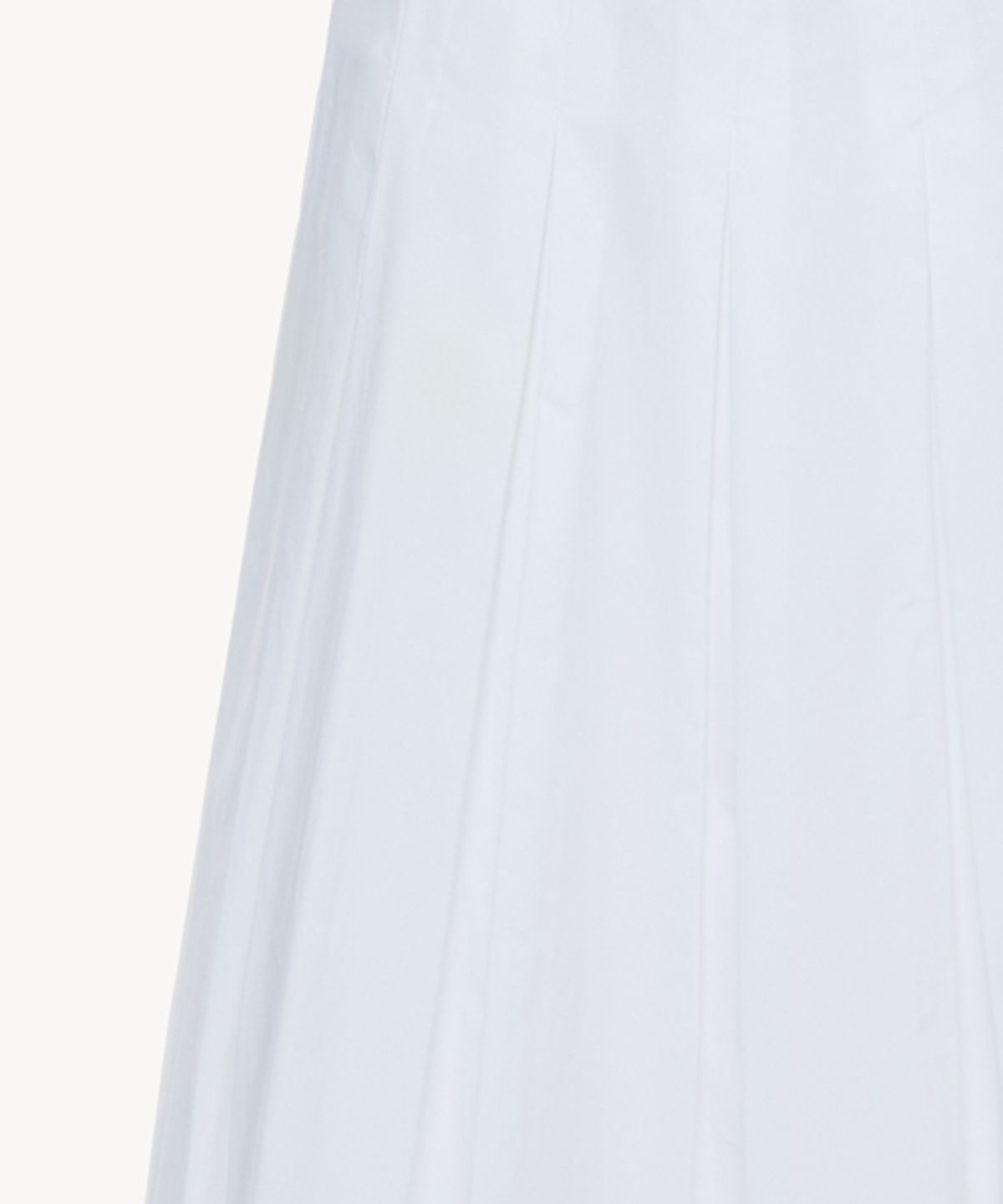 리디피(RIDIFI) COTTON PLEATS SKIRT_WHITE