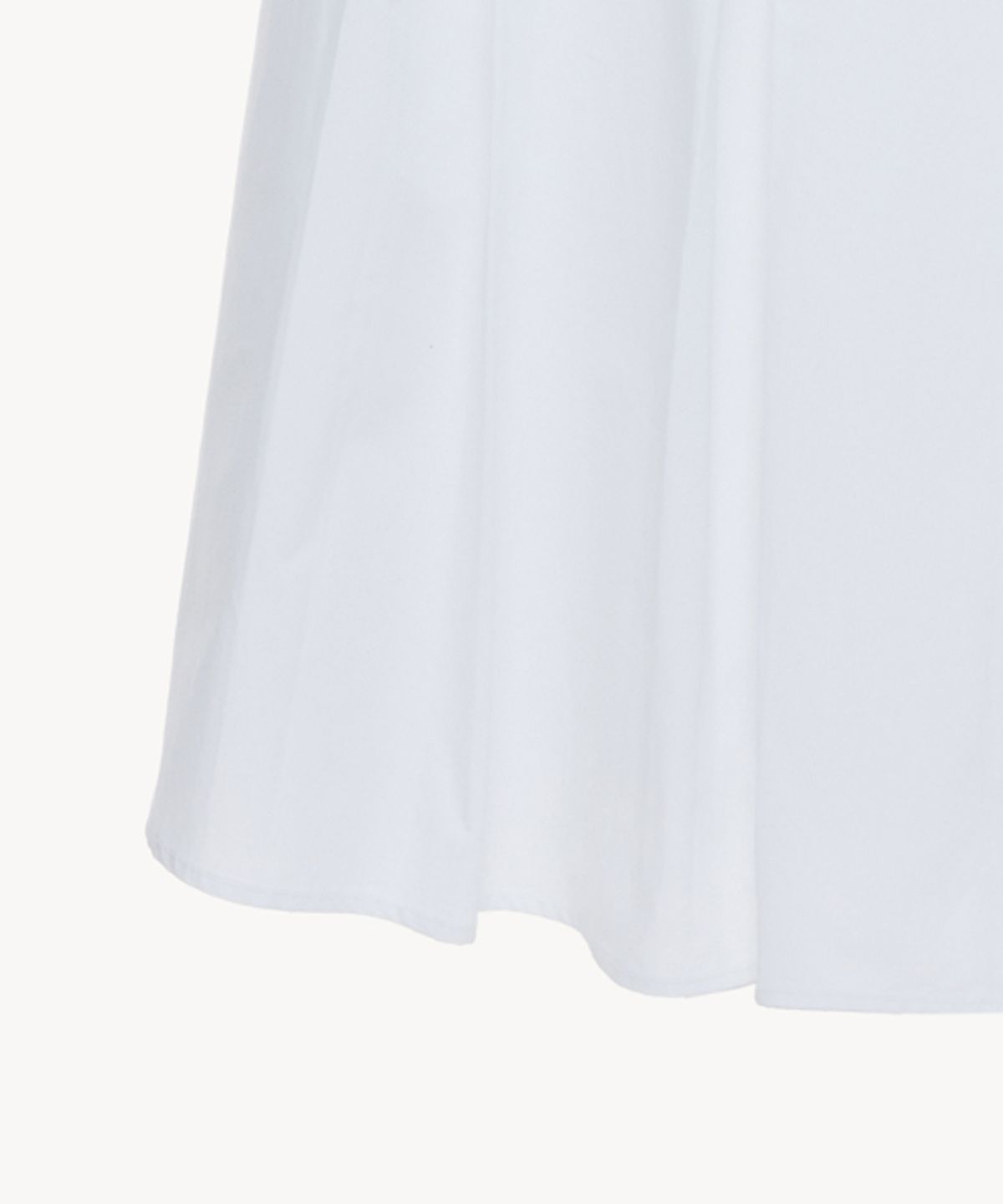 리디피(RIDIFI) COTTON PLEATS SKIRT_WHITE