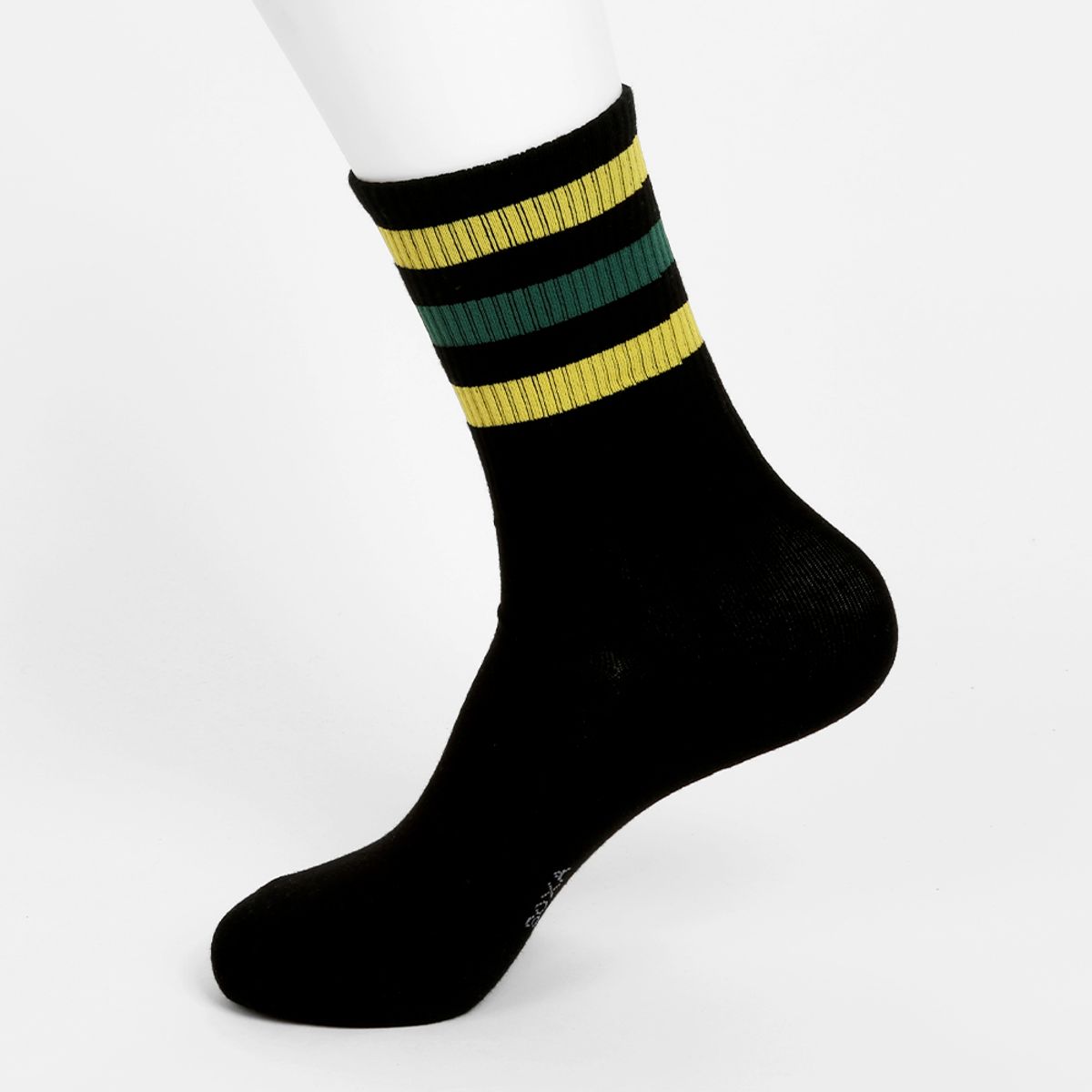 삭스에이(SOCKSA) [7PACK] 베이직 200N  스포티 세줄 크루 밴드 긴양말