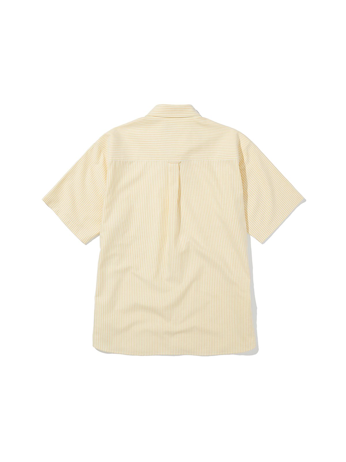 사운즈라이프(SOUNDSLIFE) Big fit Oxford Stripe Shirt Yellow