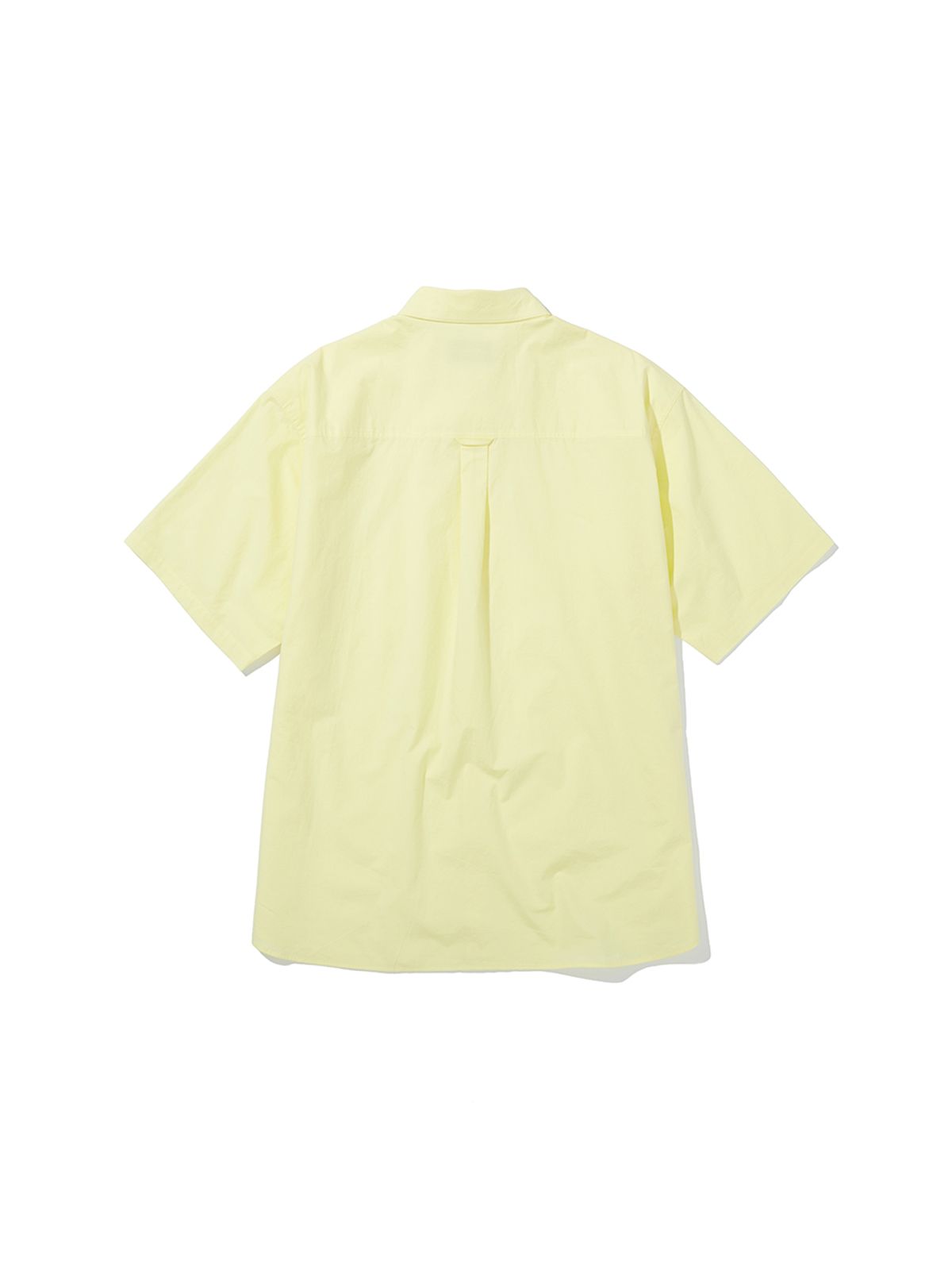사운즈라이프(SOUNDSLIFE) Big Fit Short Sleeve Shirt Yellow