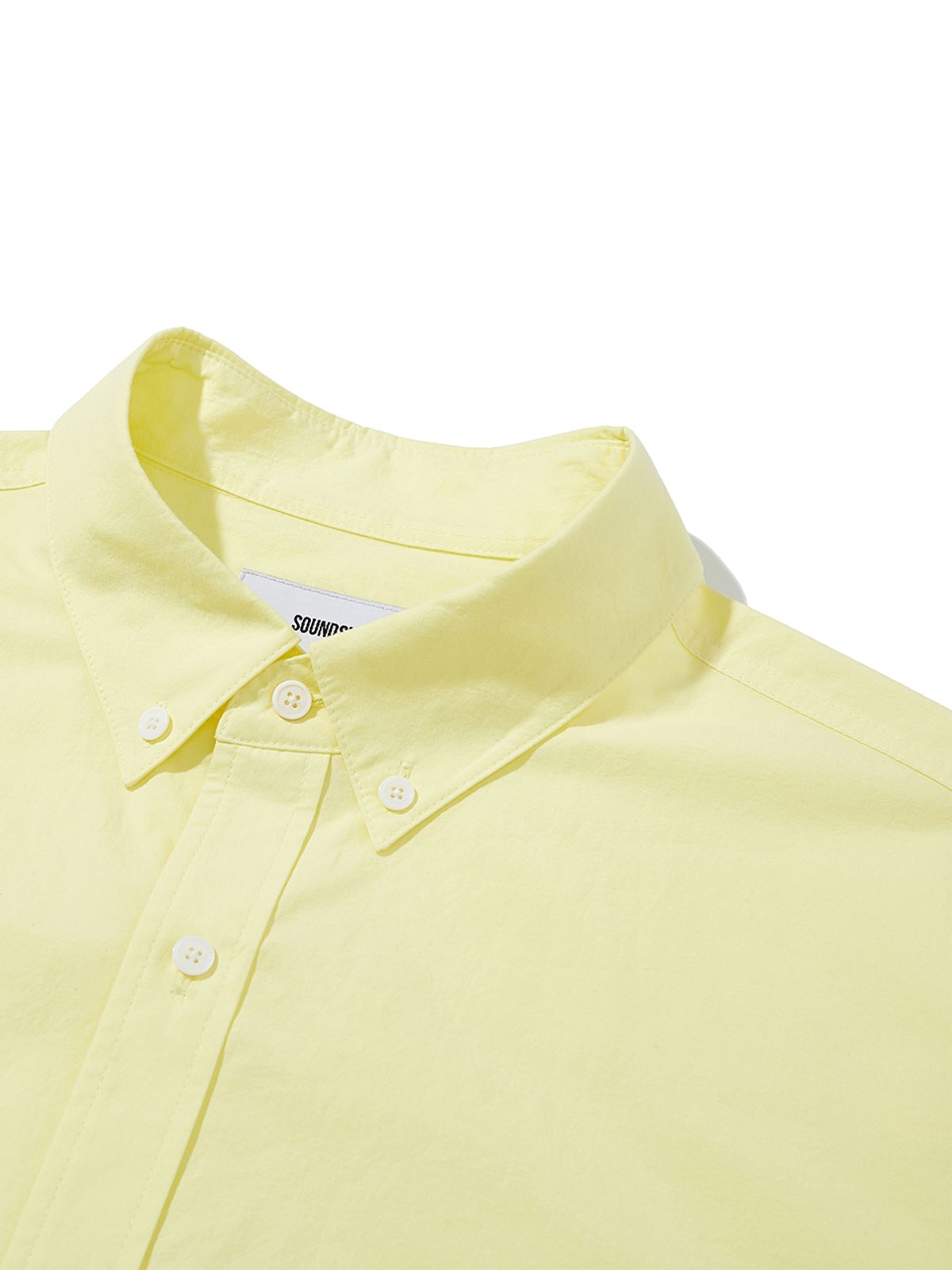 사운즈라이프(SOUNDSLIFE) Big Fit Short Sleeve Shirt Yellow