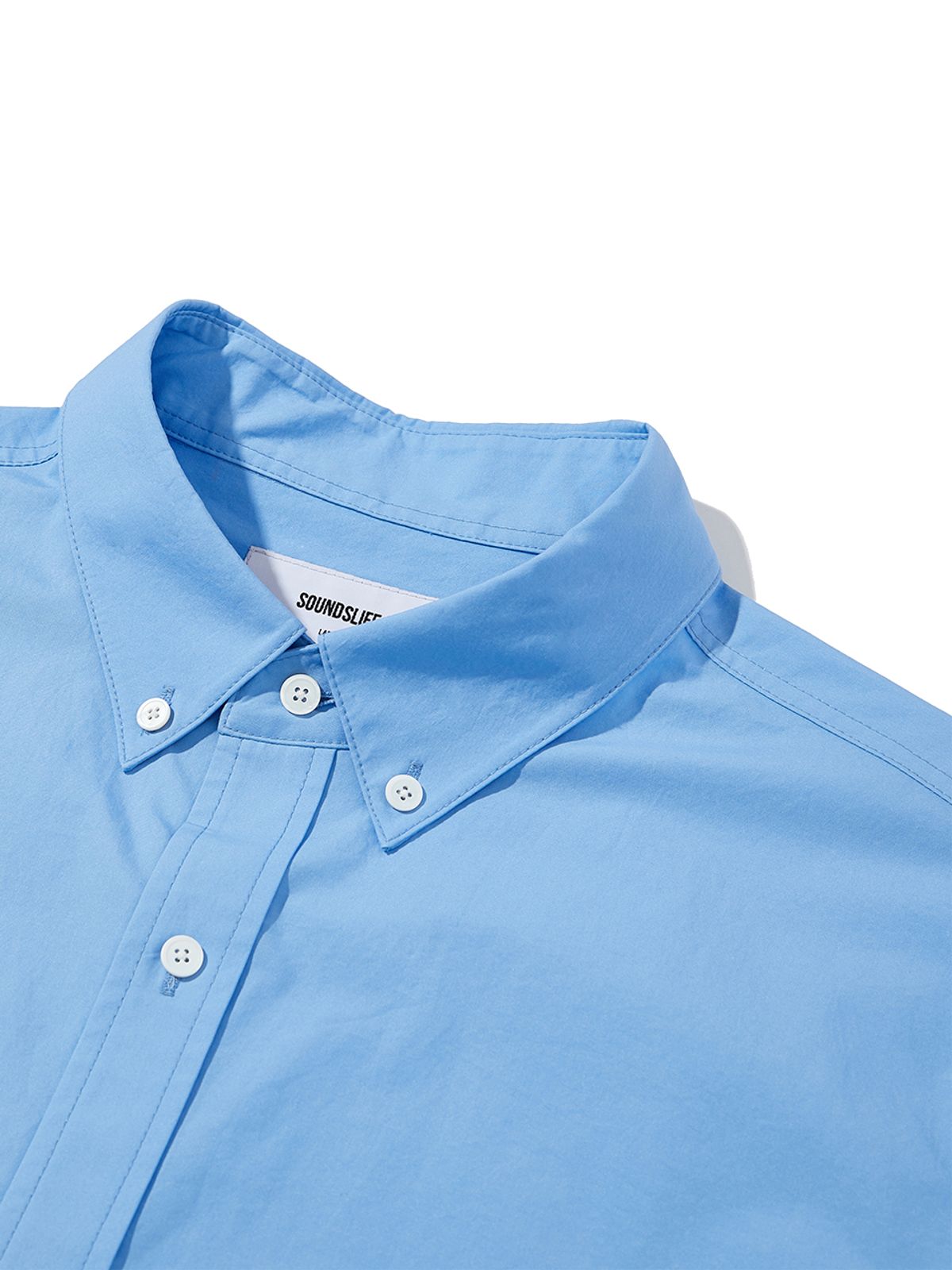 사운즈라이프(SOUNDSLIFE) Big Fit Short Sleeve Shirt Blue