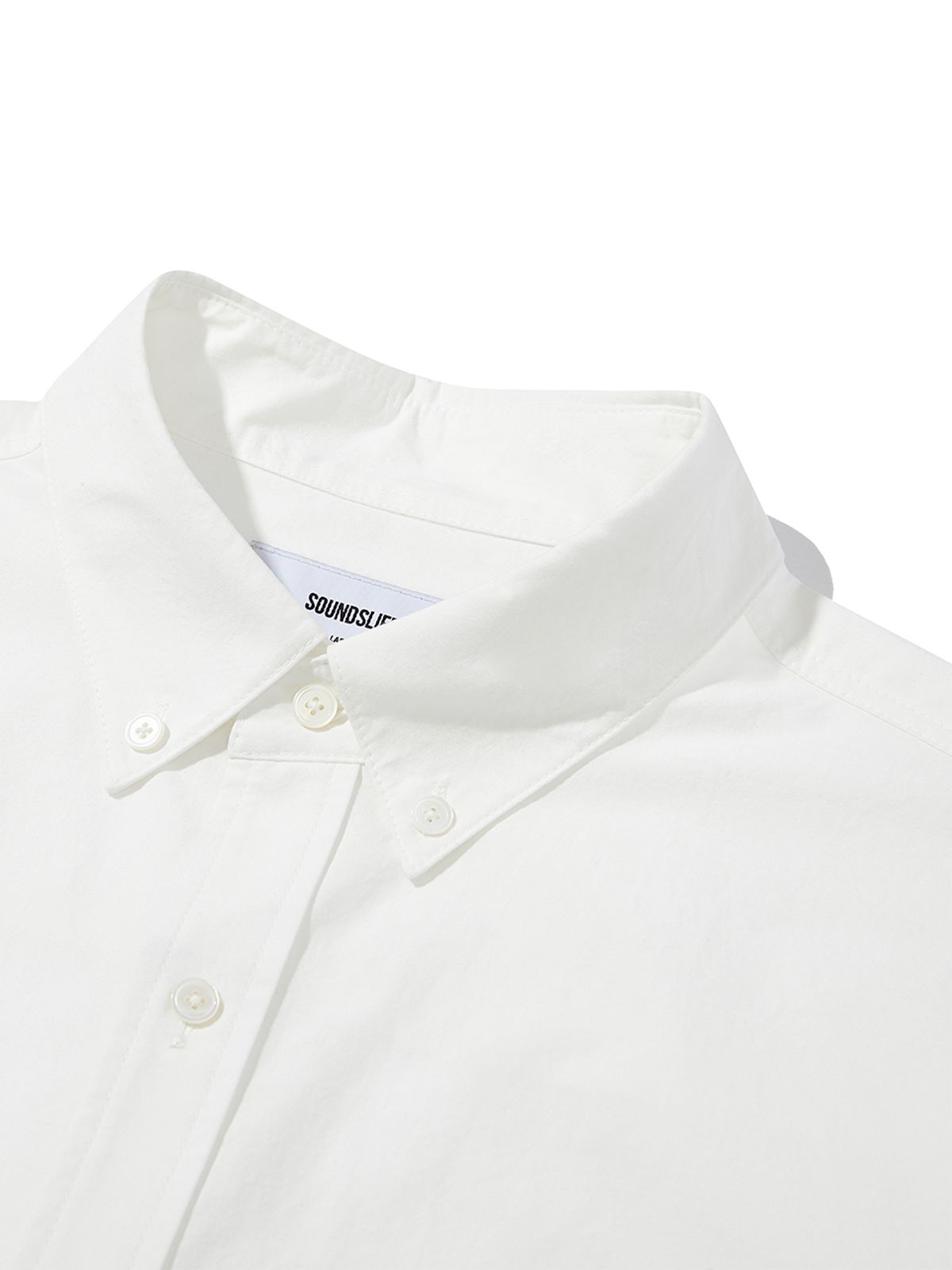 사운즈라이프(SOUNDSLIFE) Big Fit Short Sleeve Shirt White