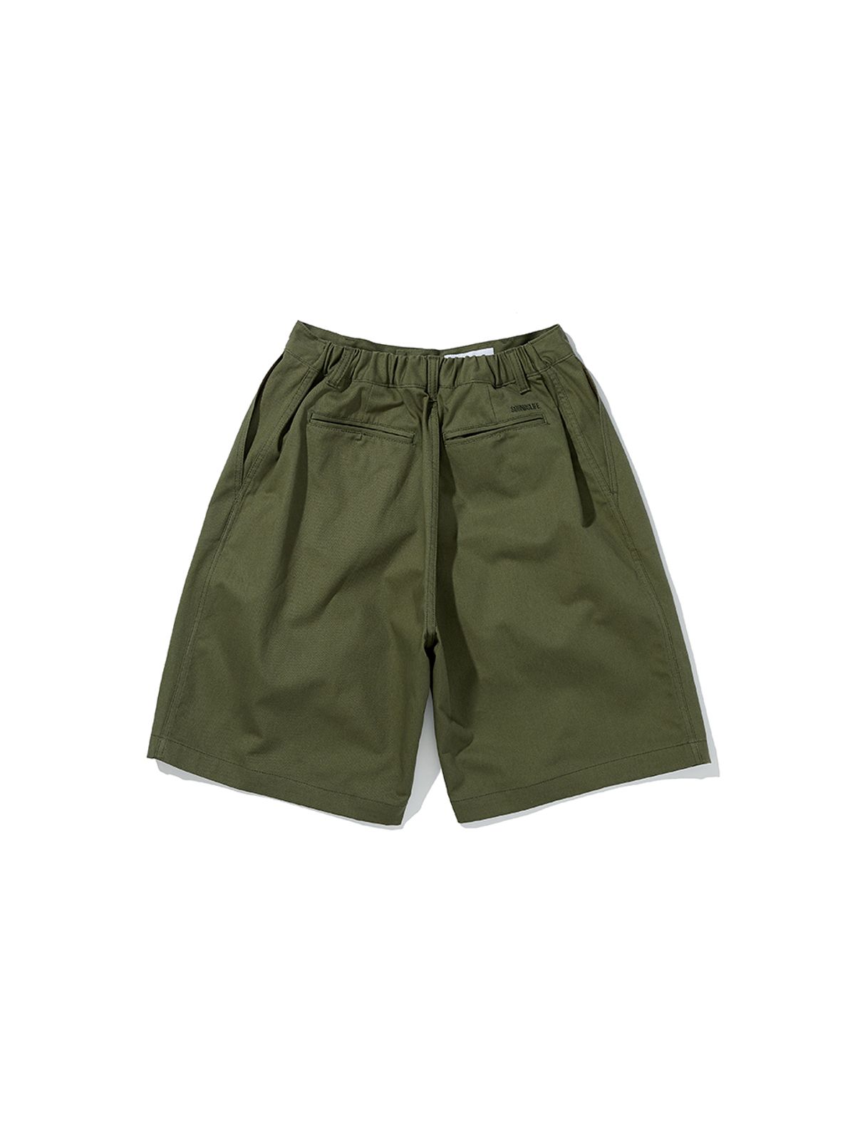 사운즈라이프(SOUNDSLIFE) Steady Balloon Two-Tuck Shorts Khaki