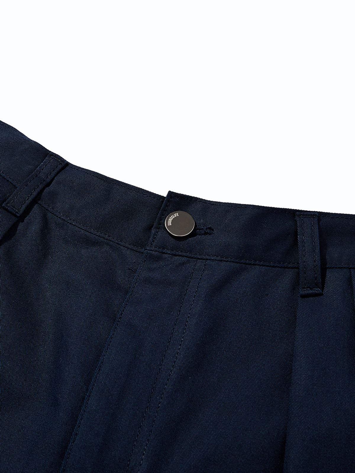 사운즈라이프(SOUNDSLIFE) Steady Balloon Two-Tuck Shorts Navy