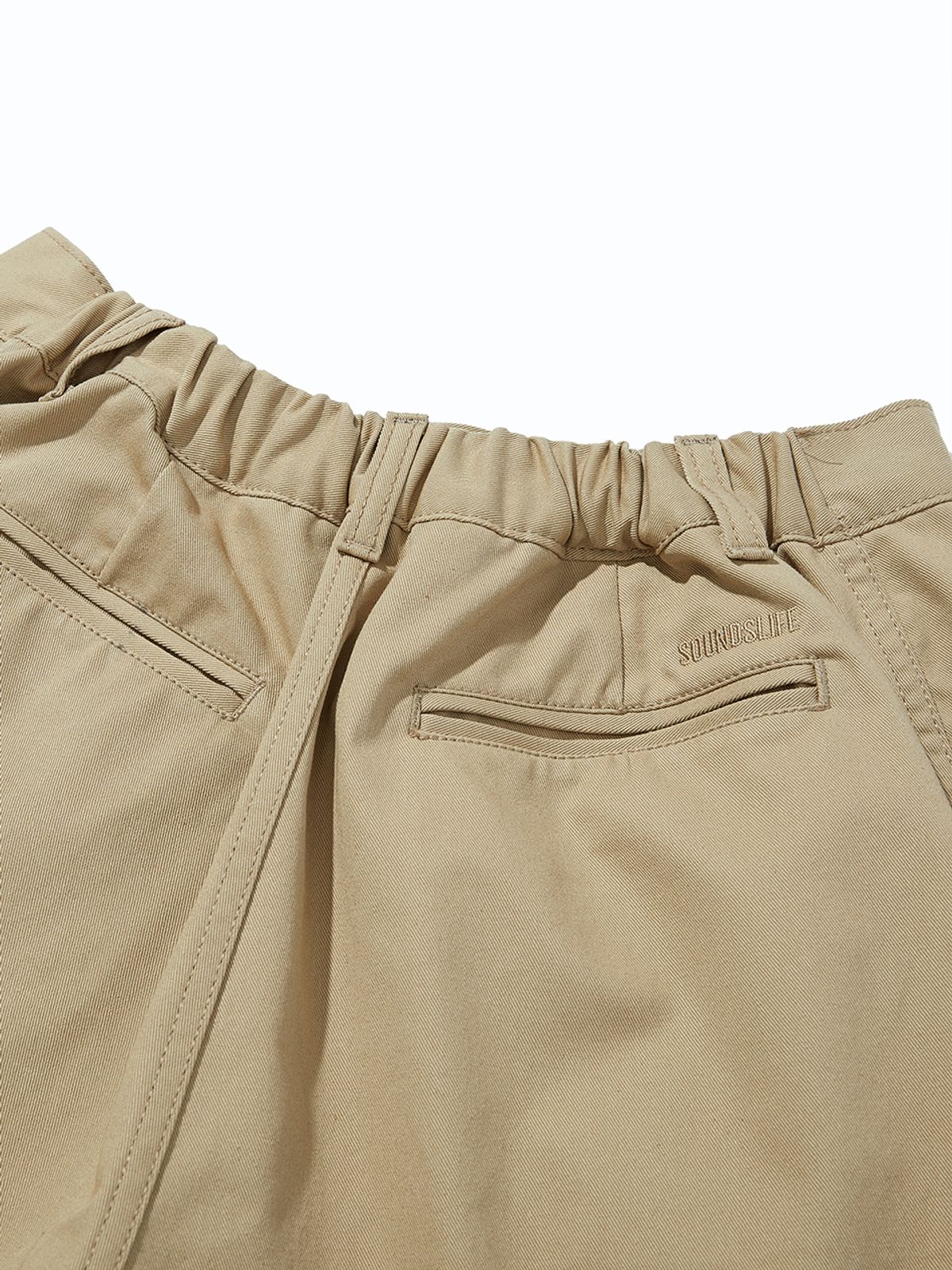 사운즈라이프(SOUNDSLIFE) Steady Balloon Two-Tuck Shorts Beige