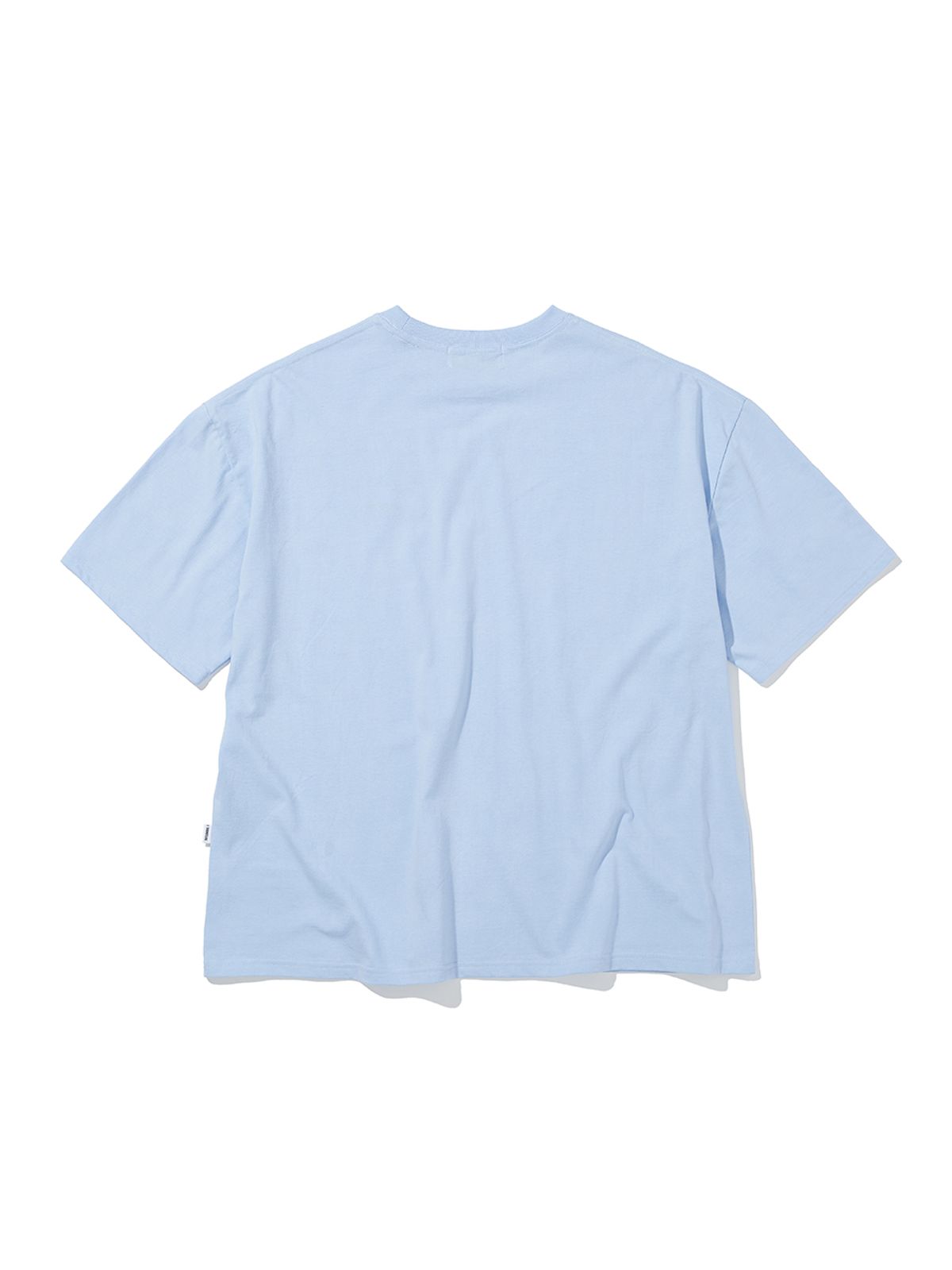 사운즈라이프(SOUNDSLIFE) Vacation Small Logo T-Shirt Sky Blue