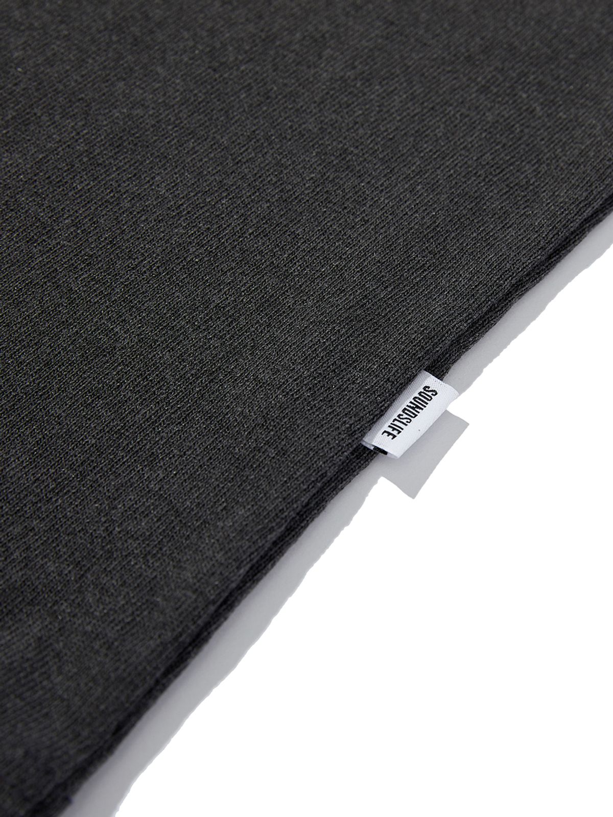 사운즈라이프(SOUNDSLIFE) Pigment Logo Pocket T-Shirt Charcoal