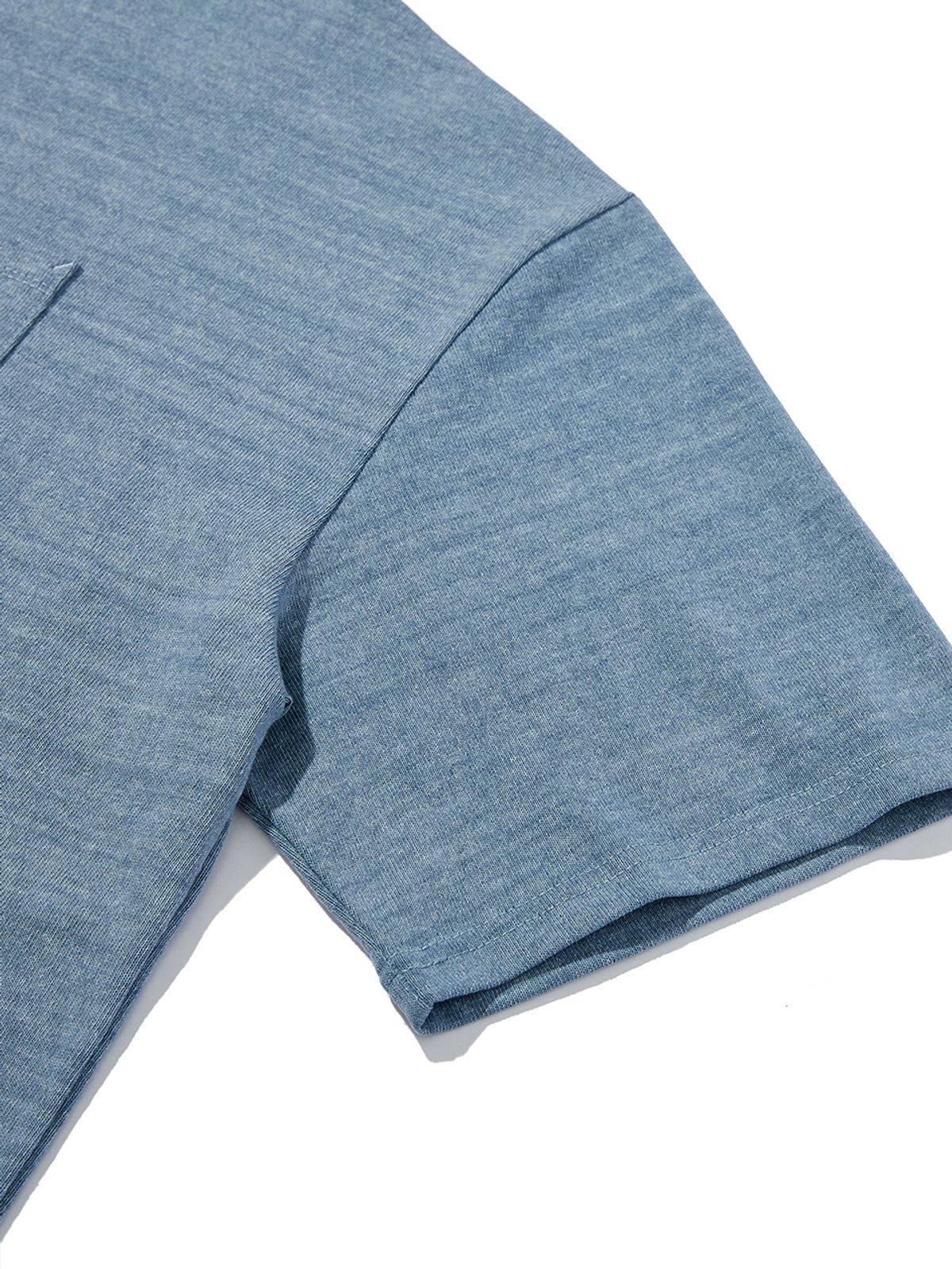 사운즈라이프(SOUNDSLIFE) Pigment Logo Pocket T-Shirt Sky Blue