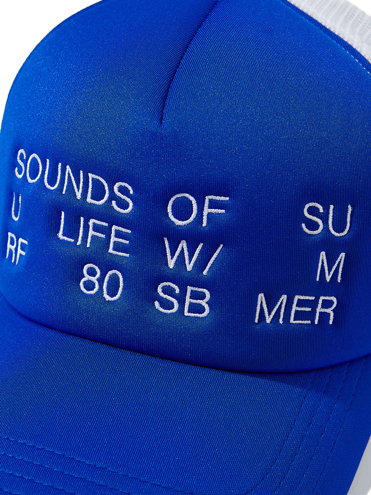 사운즈라이프(SOUNDSLIFE) Vacation Graphic Trucker Cap Blue