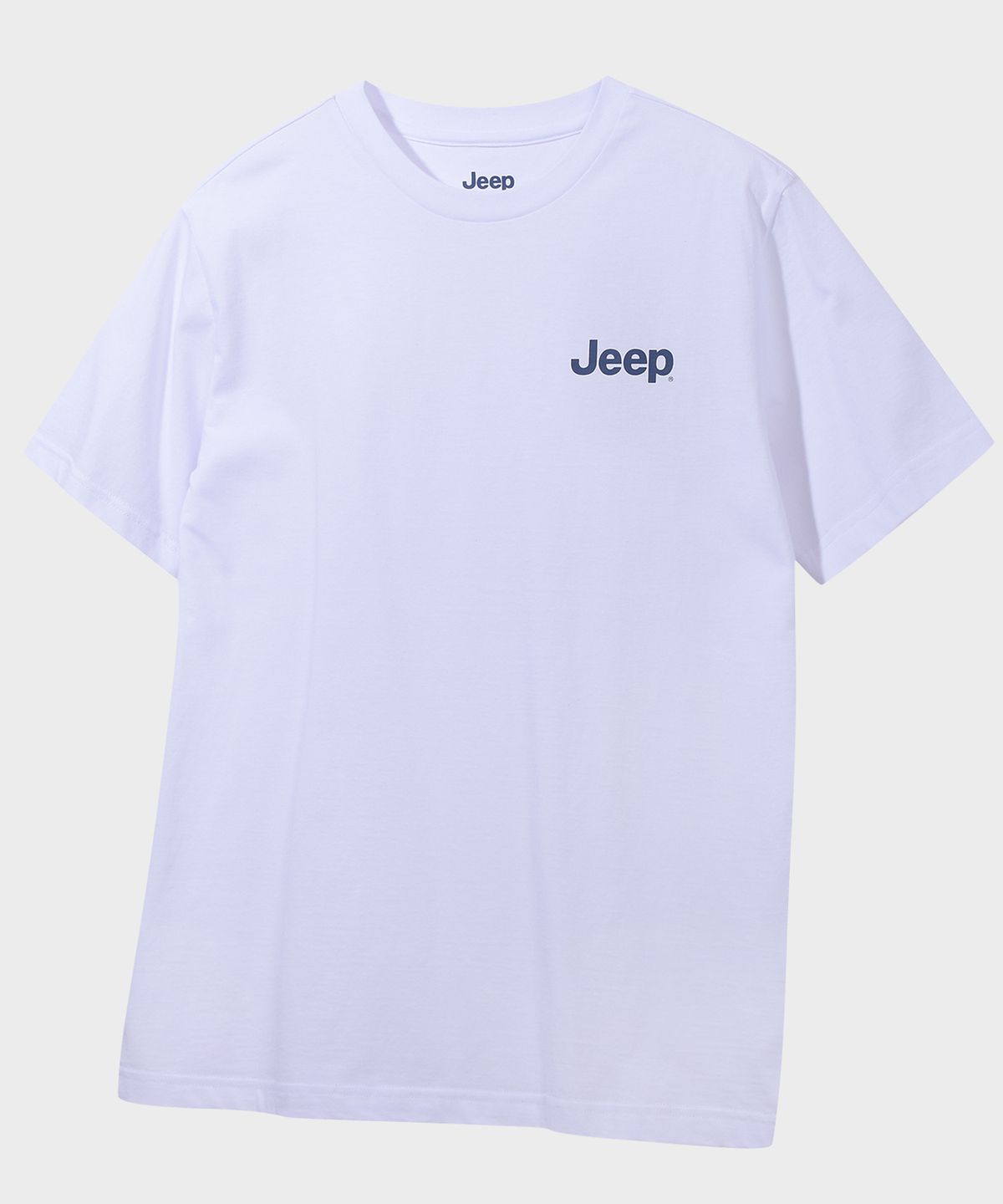 지프(JEEP) 코튼 30수 스몰로고 반팔 티셔츠 (JR5TSU092WH)