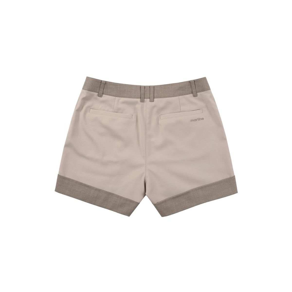 마틴골프(MARTINE GOLF) Out Pocket Roll-up Shorts_Beige