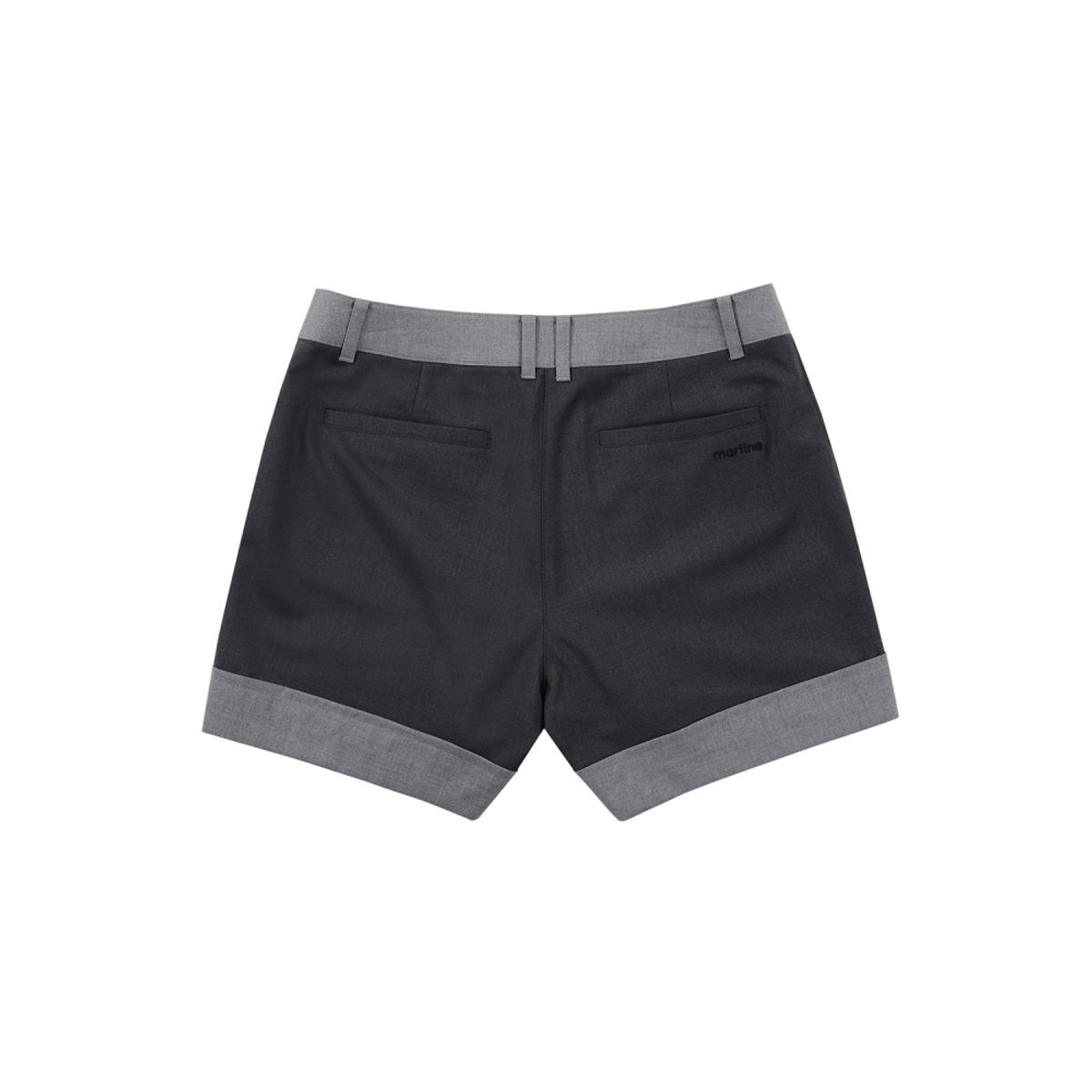 마틴골프(MARTINE GOLF) Out Pocket Roll-up Shorts_Grey
