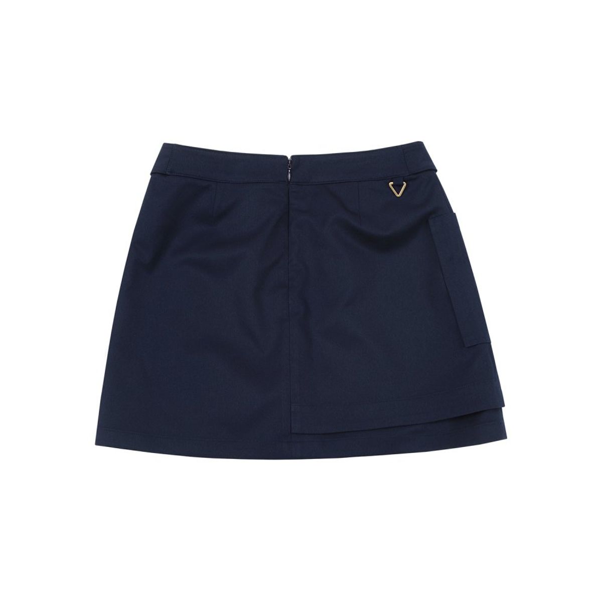 마틴골프(MARTINE GOLF) Waist Button Point Wrap Skirt_Navy