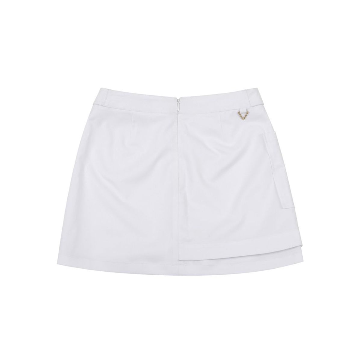 마틴골프(MARTINE GOLF) Waist Button Point Wrap Skirt_White