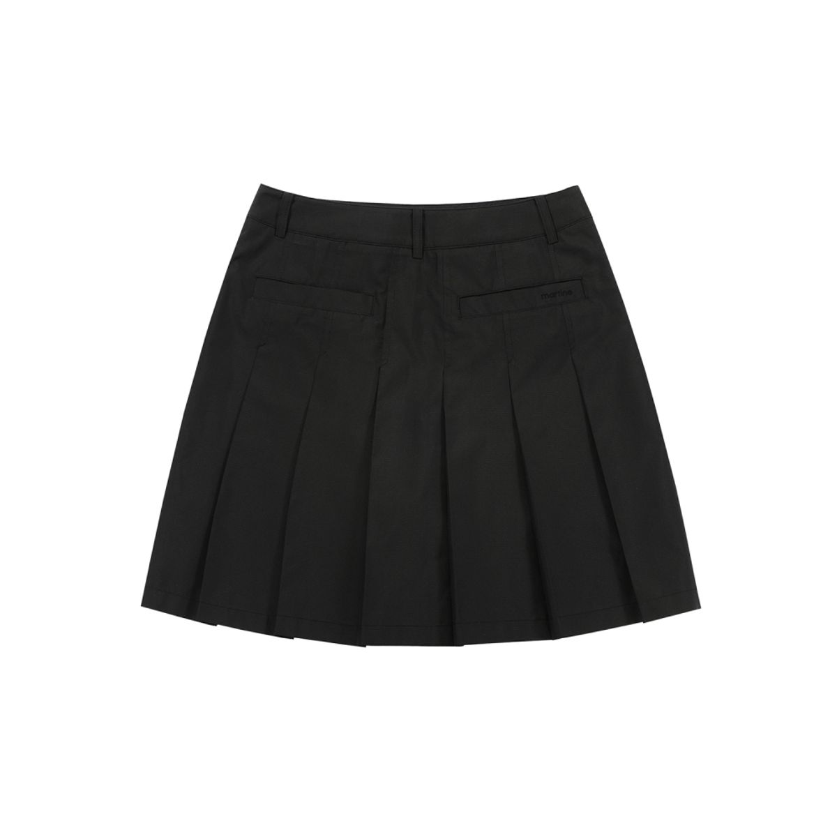 마틴골프(MARTINE GOLF) Out Pocket Pleats Skirt_Black