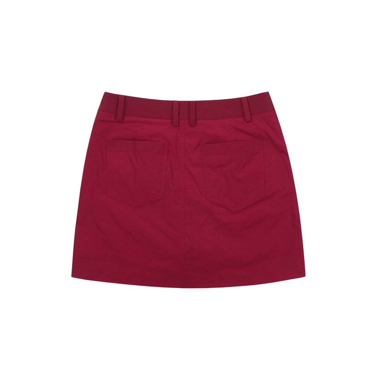마틴골프(MARTINE GOLF) Tee Rack Wappen Patch Skirt_Red