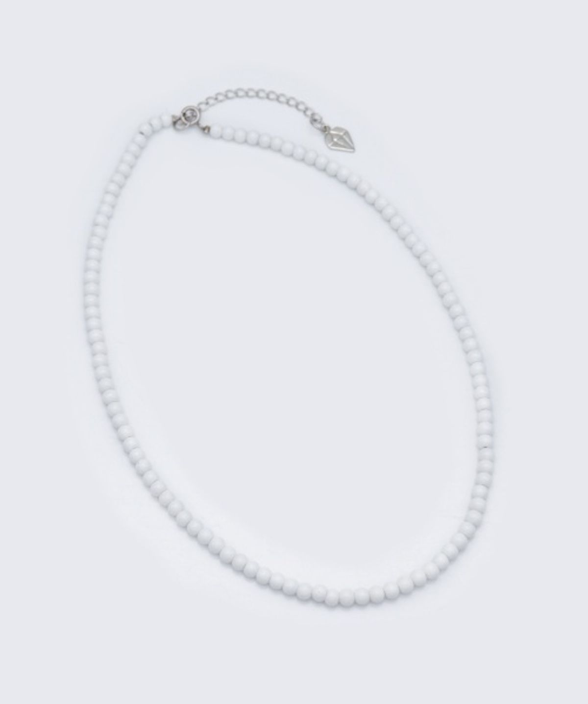 봉보(BONBEAU) 4mm color glassball simple Necklace 블랙 오닉스 컬러 글라스 볼 비즈 목걸이