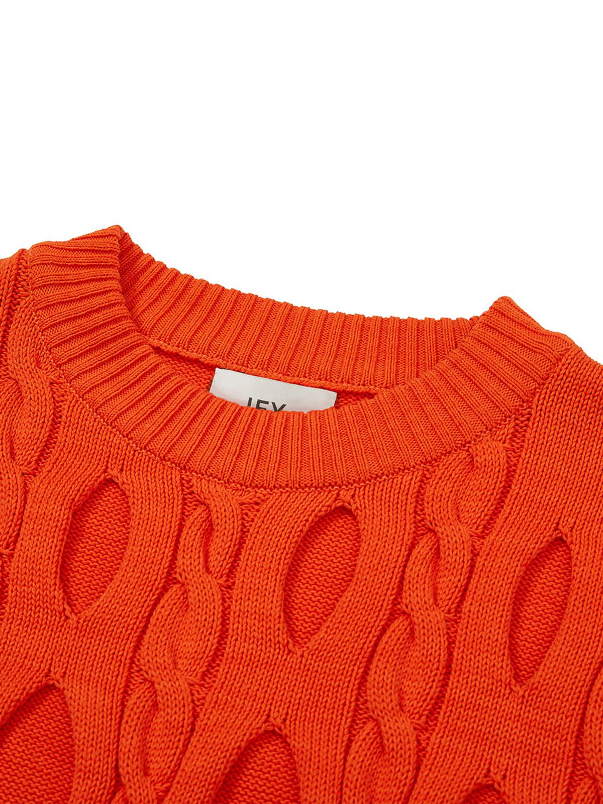 이에이(IEY) FERRY KNIT VEST Orange