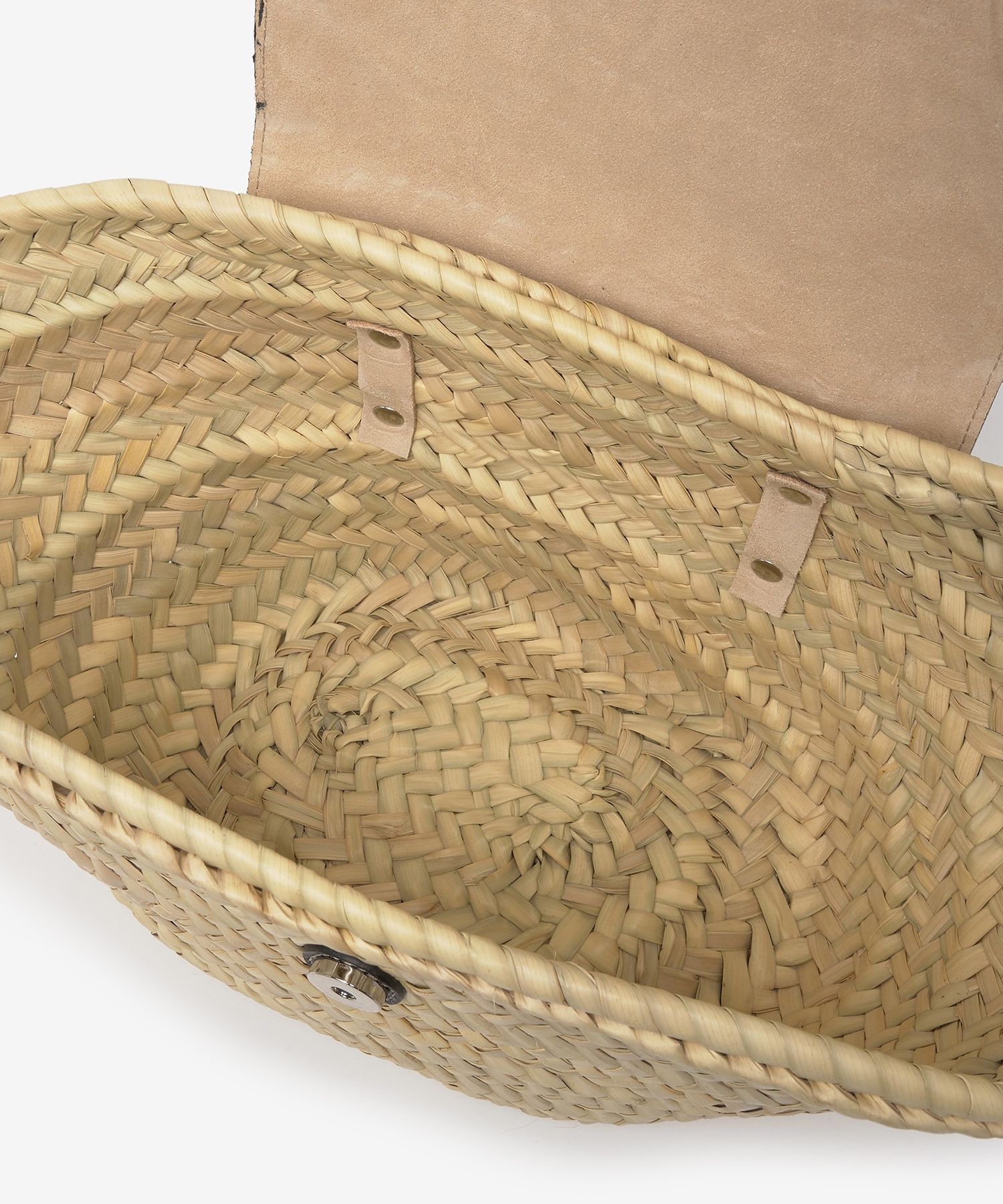 MUSINSA | HEREU Alkeria Tote Bag - Beige: Black / WBS22ALQU001