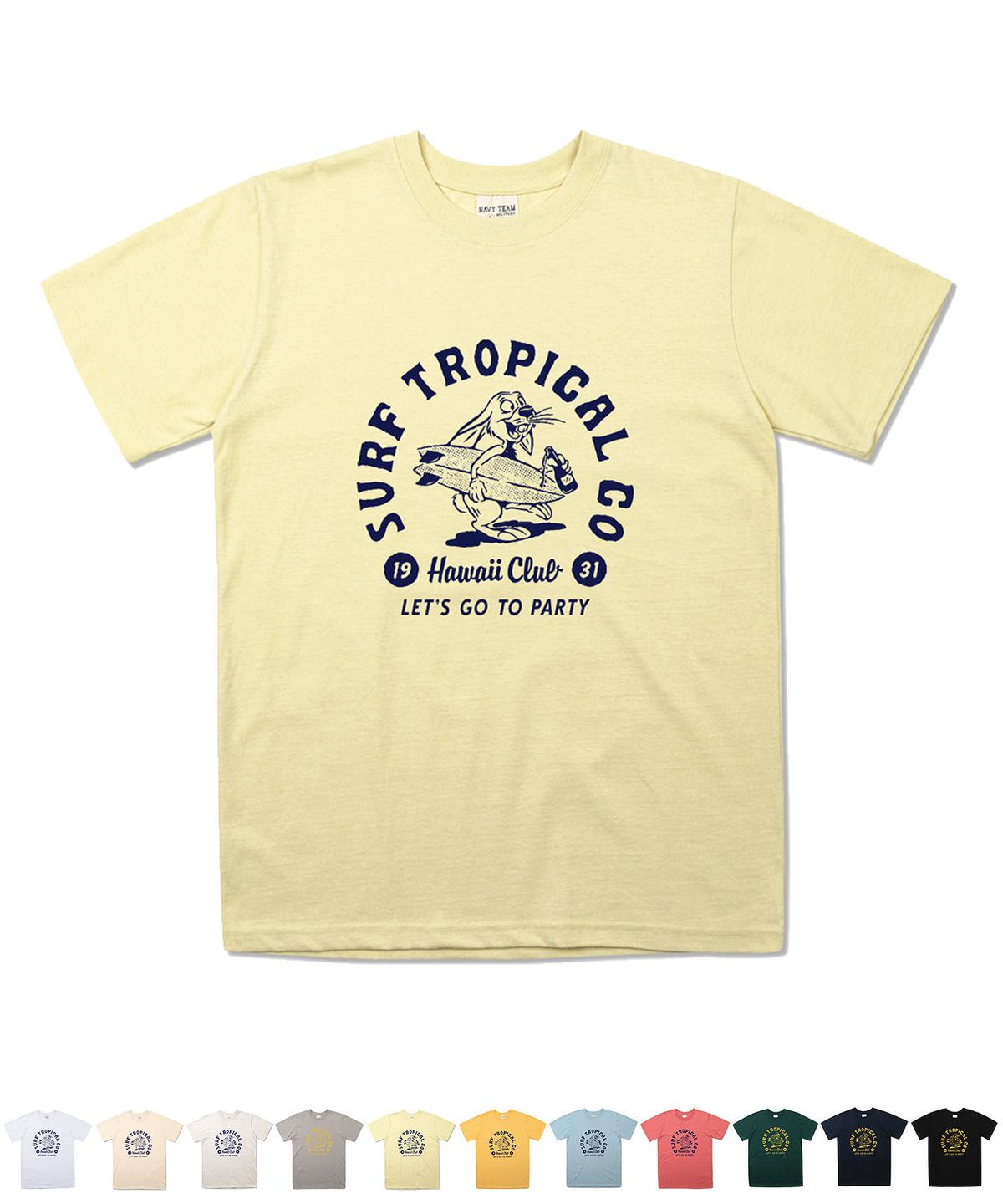 네이비팀(NAVYTEAM) NTV-SURF TROPICAL HC SHORT SLEEVE