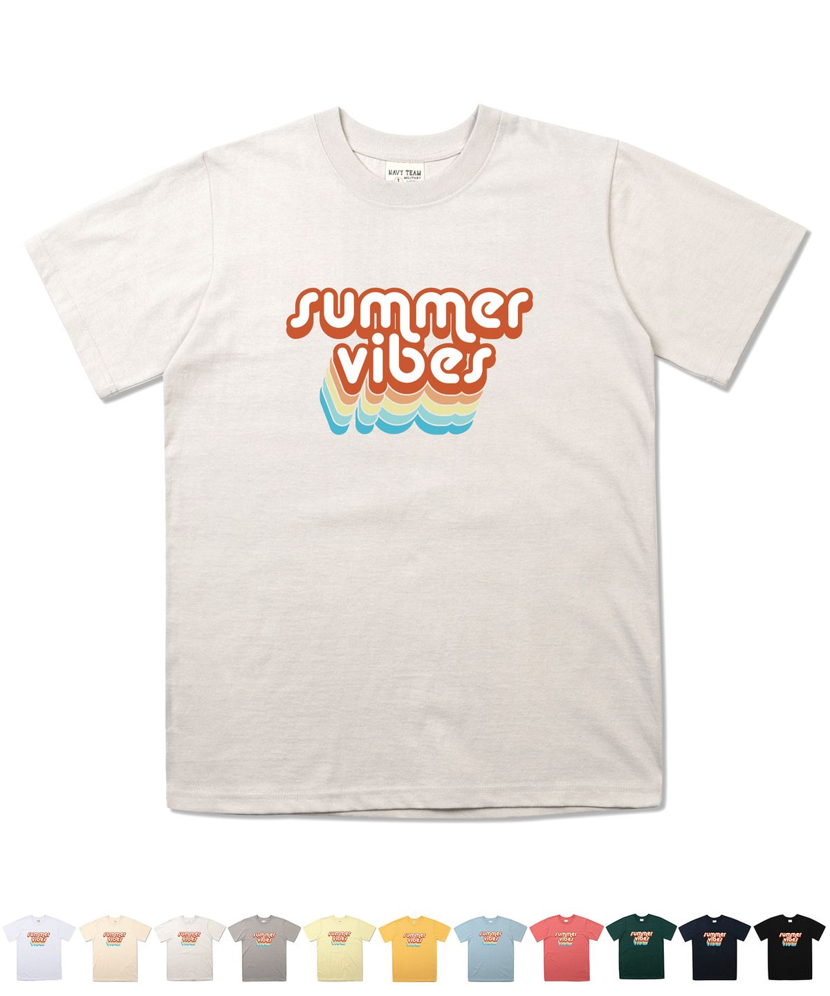 네이비팀(NAVYTEAM) NTV-SUMMER VIBES SHORT SLEEVE