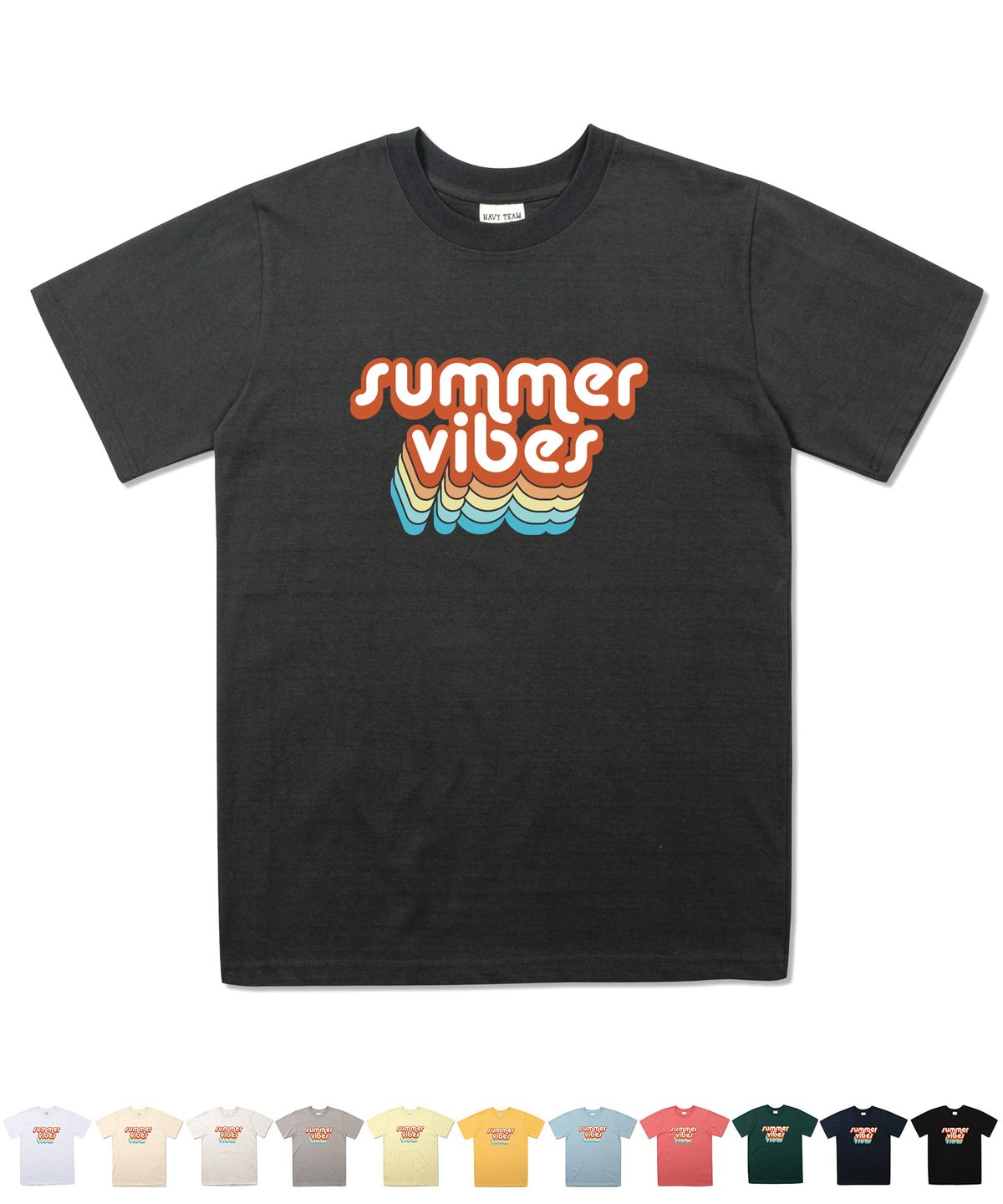 네이비팀(NAVYTEAM) NTV-SUMMER VIBES SHORT SLEEVE