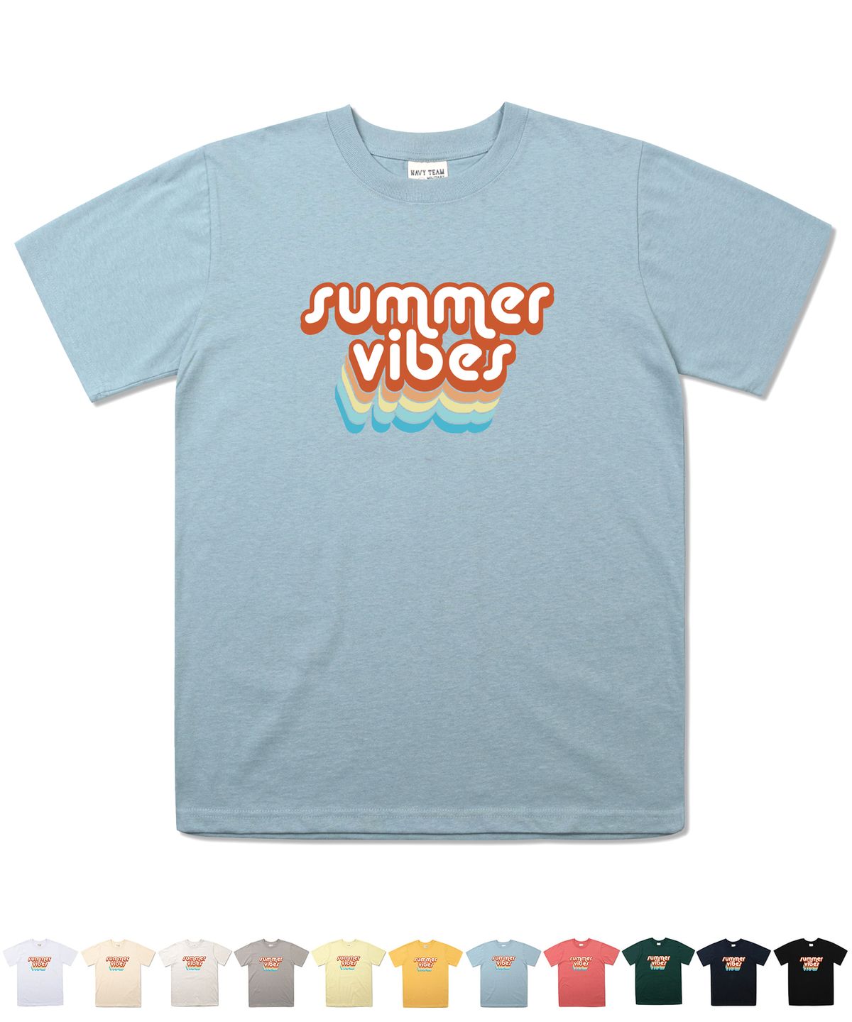 네이비팀(NAVYTEAM) NTV-SUMMER VIBES SHORT SLEEVE