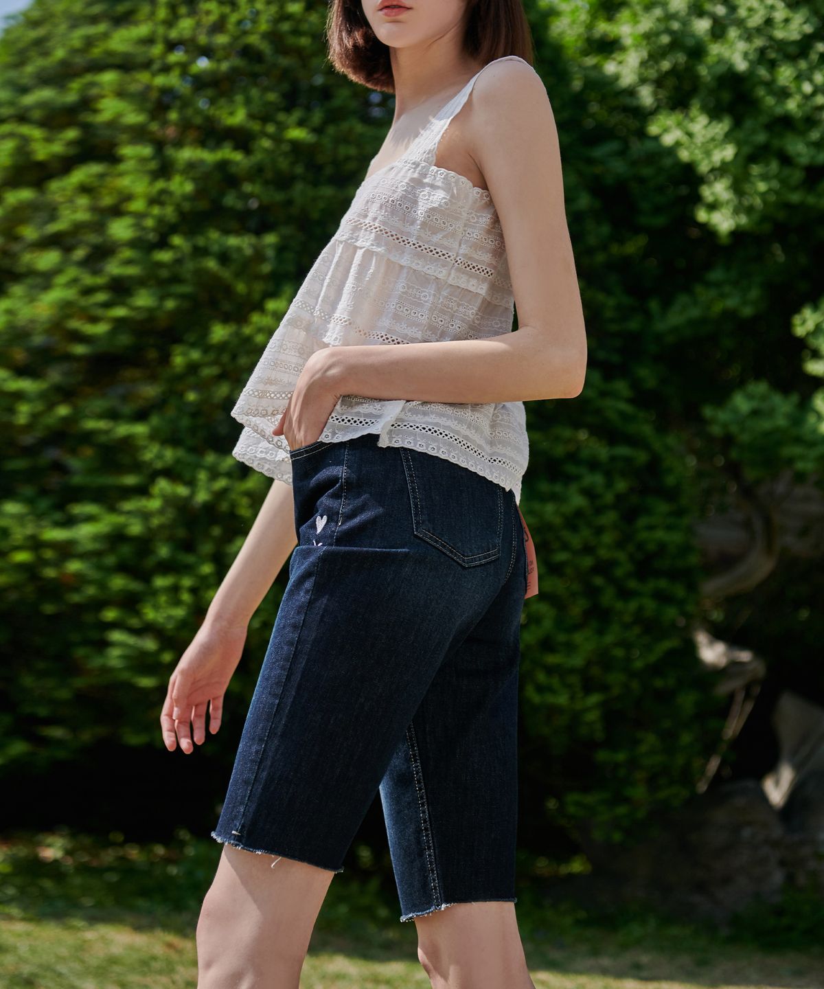 판도라핏(PANDORAFIT) [SHORTS] Monaco Jeans