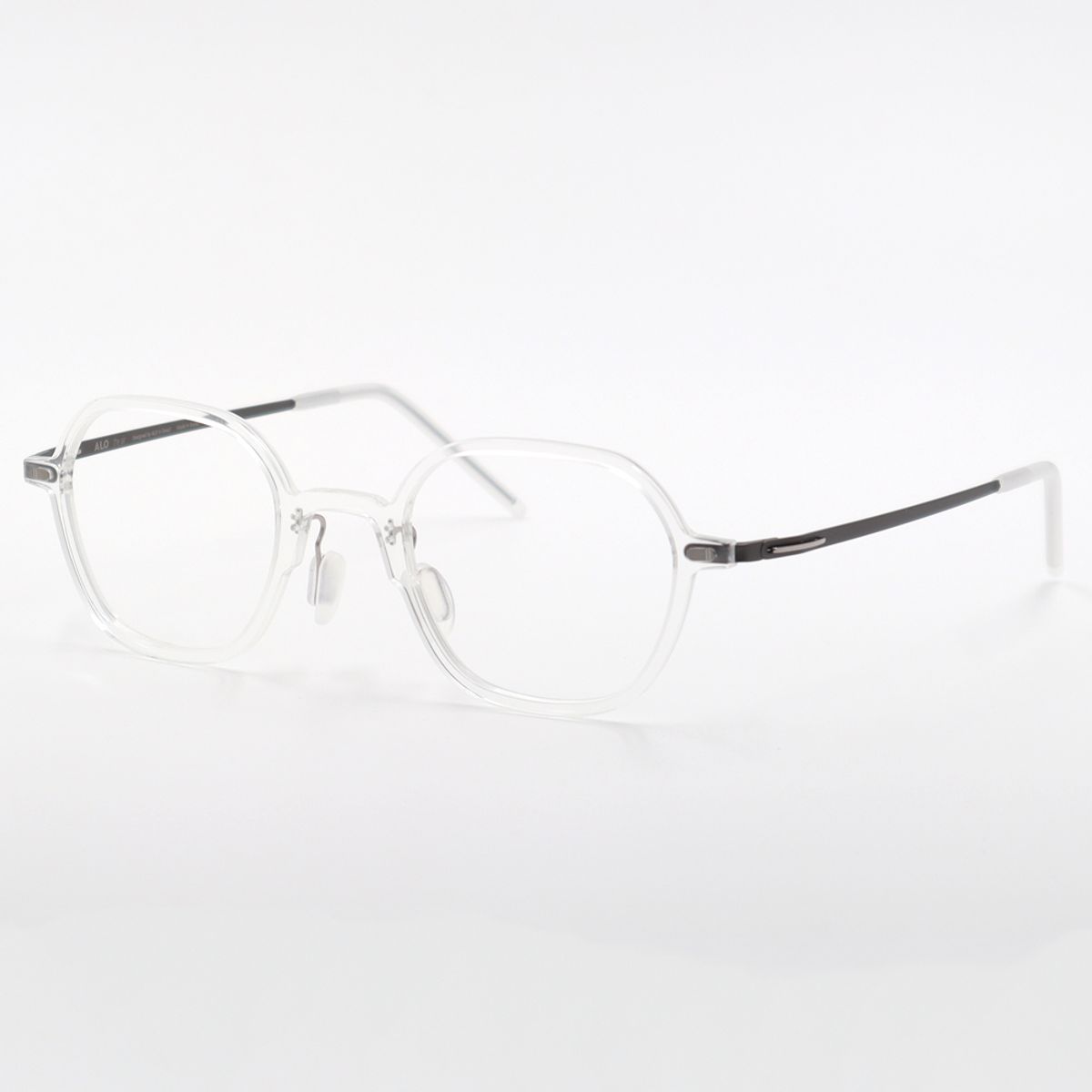 알로아이웨어(ALO EYEWEAR) [The air] AL5213 2010G 초경량 모던 스퀘어 투명클리어 안경테
