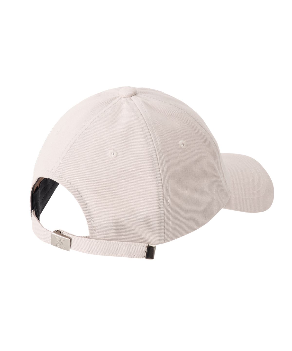 우알롱(WOOALONG) Signature Logo ball cap - WARM BEIGE