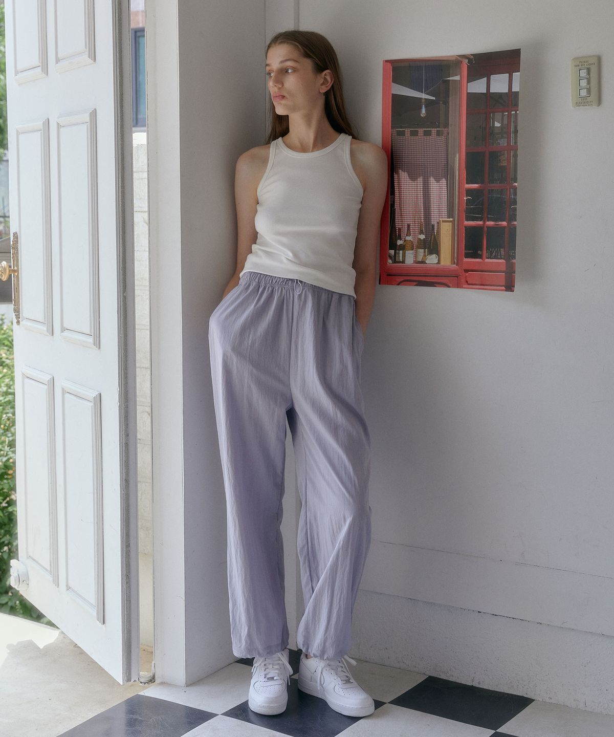 38컴온커먼(38COMEONCOMMON) Round Rib Sleeveless (White)