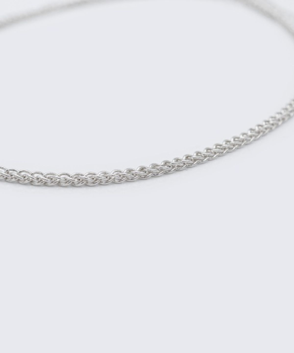 봉보(BONBEAU) Alan double chain silver Necklace 알란 더블 체인 실버 초커 볼드 목걸이