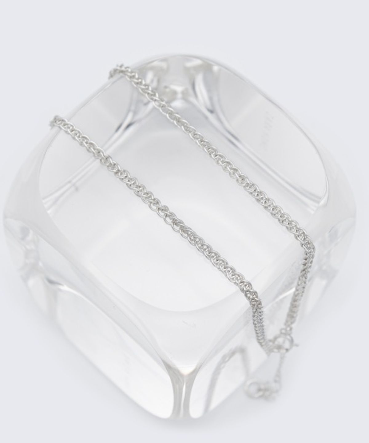 봉보(BONBEAU) Alan double chain silver Necklace 알란 더블 체인 실버 초커 볼드 목걸이