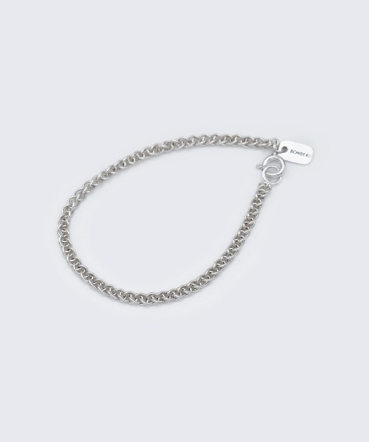 봉보(BONBEAU) Alan double chain silver Bracelet 알란 더블 체인 실버 925 볼드 팔찌