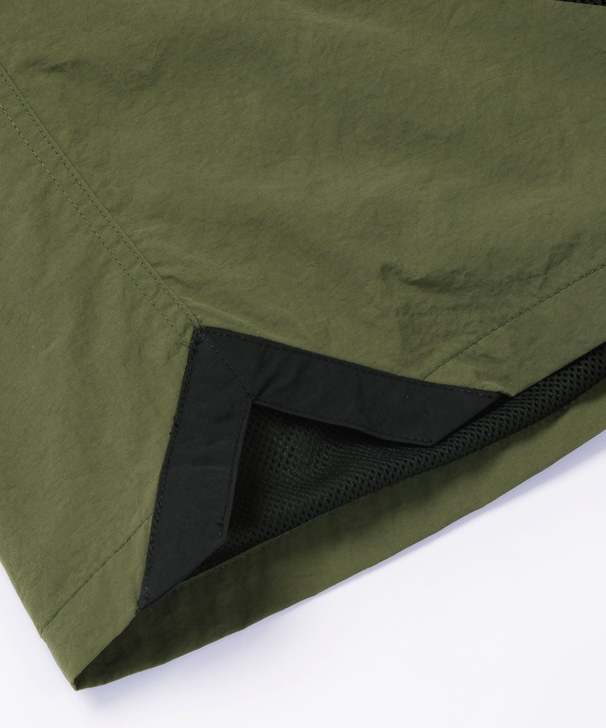 프리즘웍스(FRIZMWORKS) NYLON WINDY SHORTS _ OLIVE