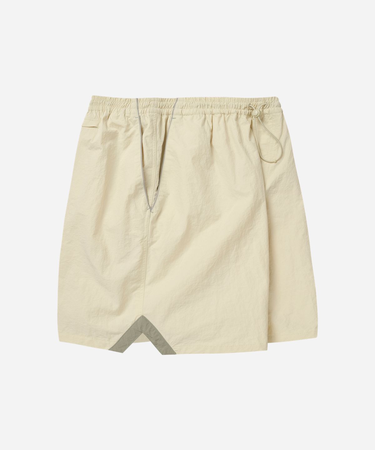 프리즘웍스(FRIZMWORKS) NYLON WINDY SHORTS _ IVORY
