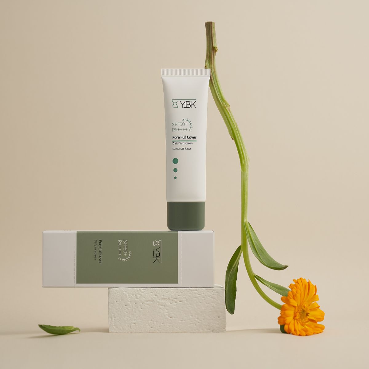 와이비케이(YBK) 포어 풀 커버 데일리 썬스크린 50ml